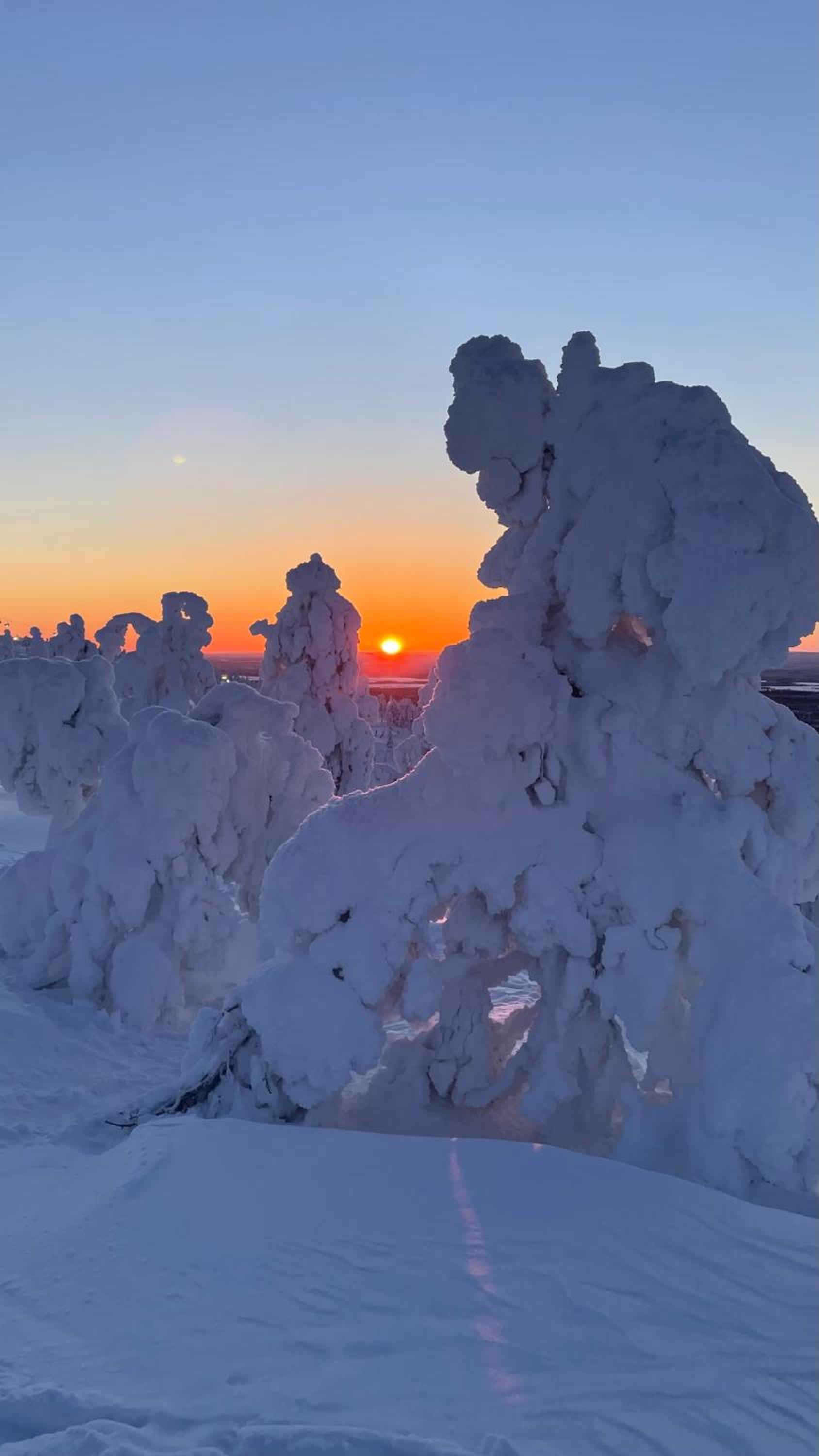 Upea kelomökki Levillä
