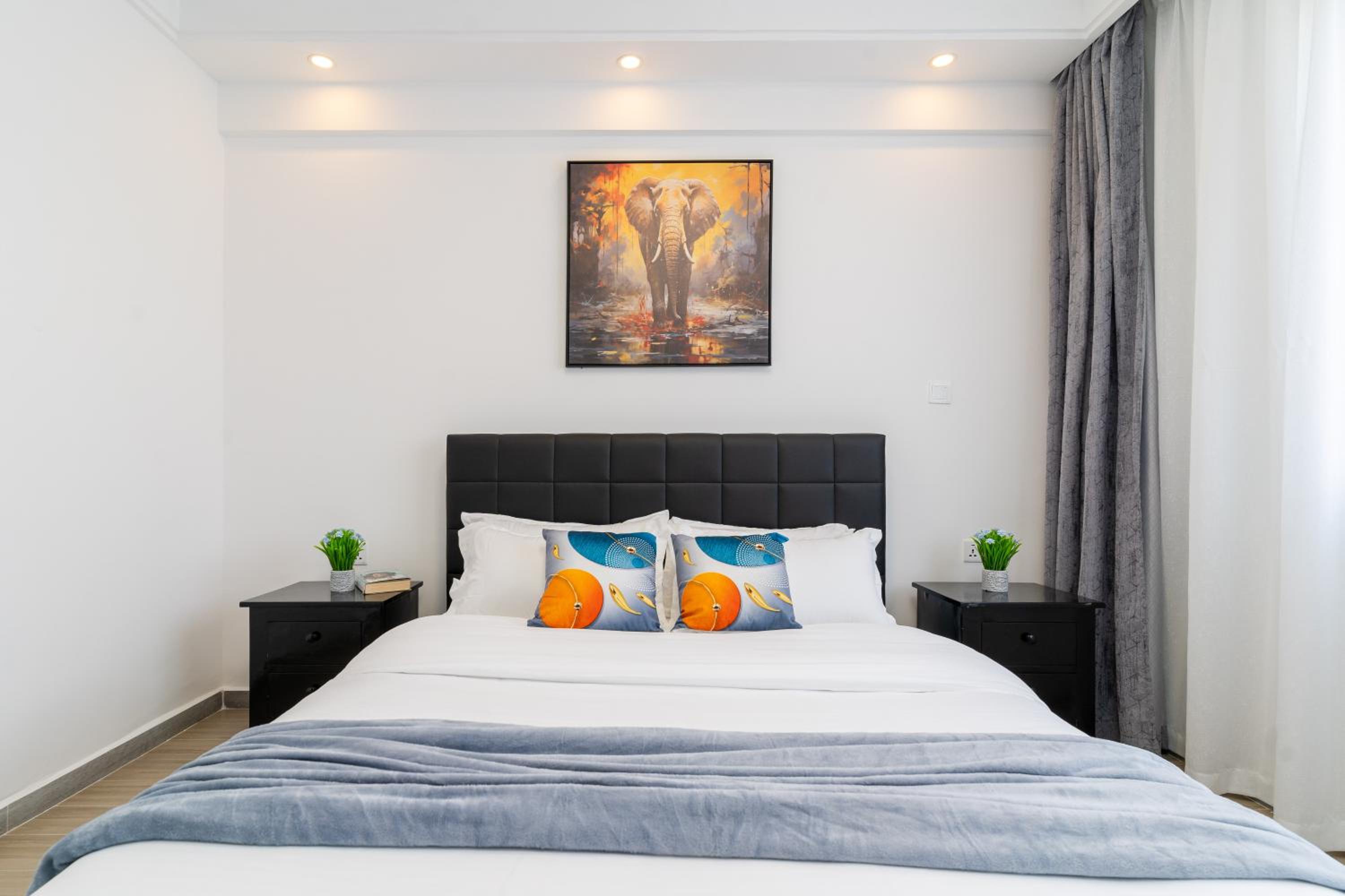 Airy Apartment with Gym, Stunning View in Westlands
