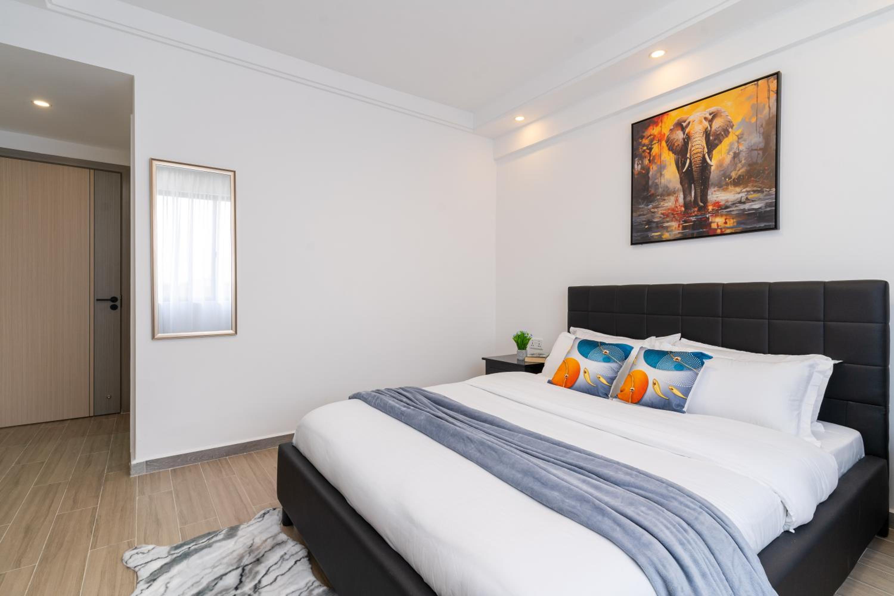 Airy Apartment with Gym, Stunning View in Westlands