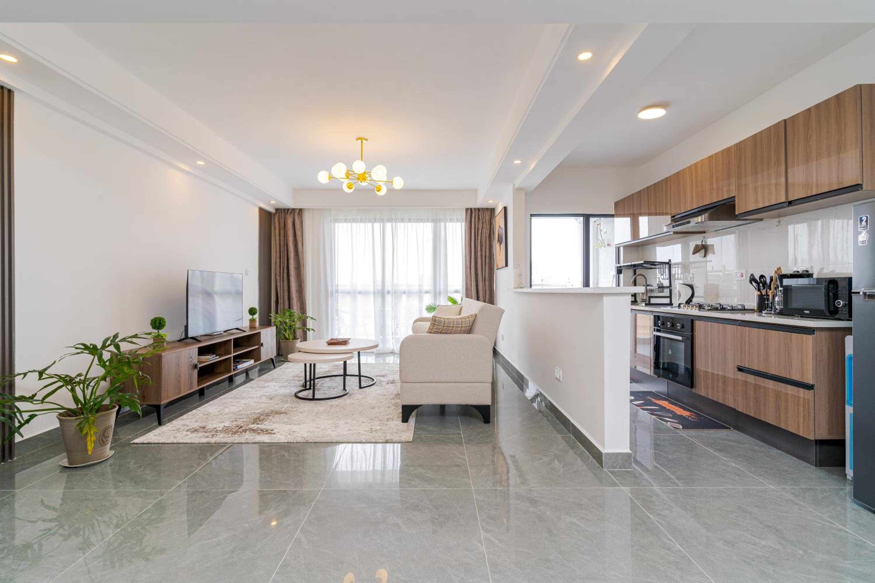 Airy Apartment with Gym, Stunning View in Westlands