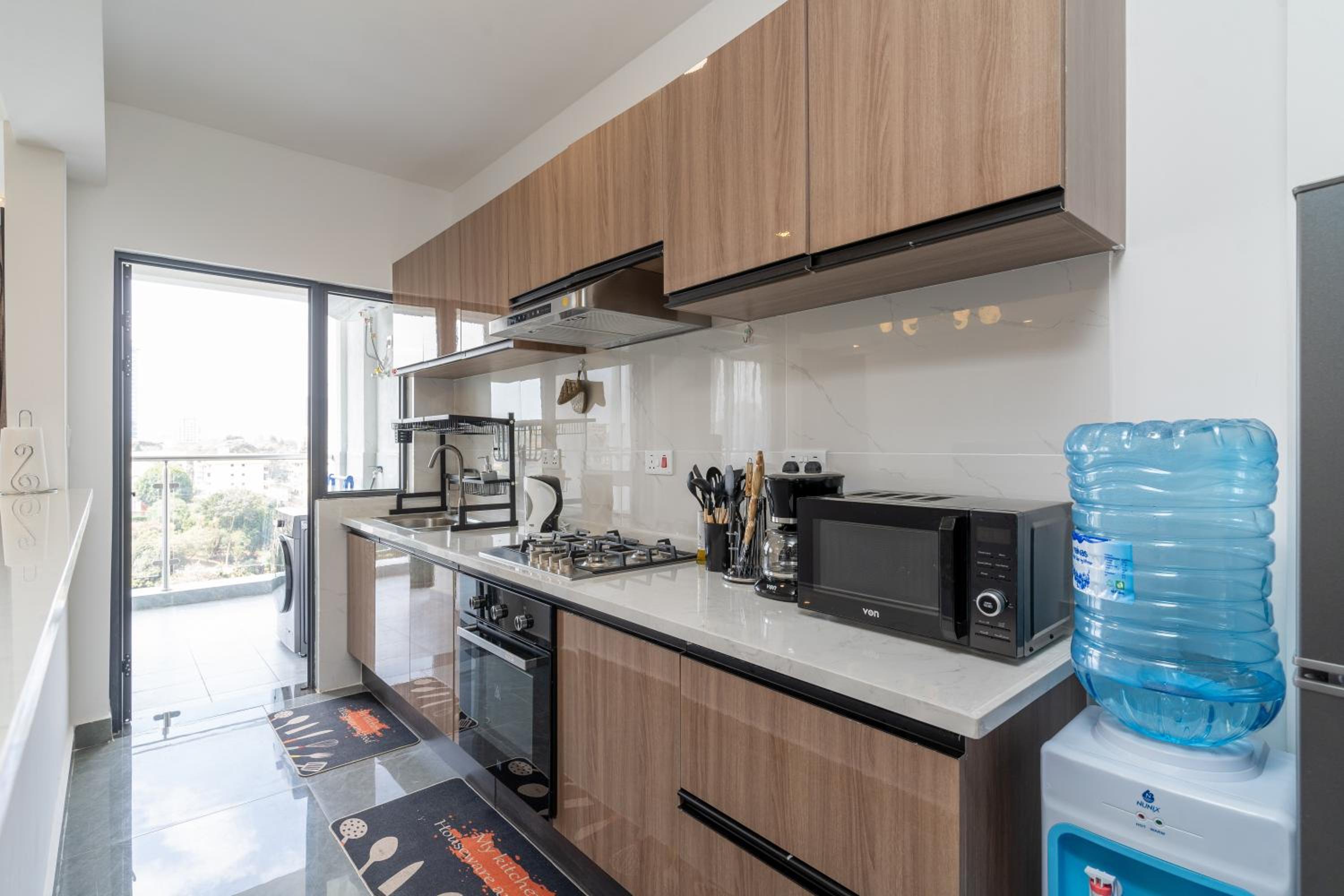 Airy Apartment with Gym, Stunning View in Westlands