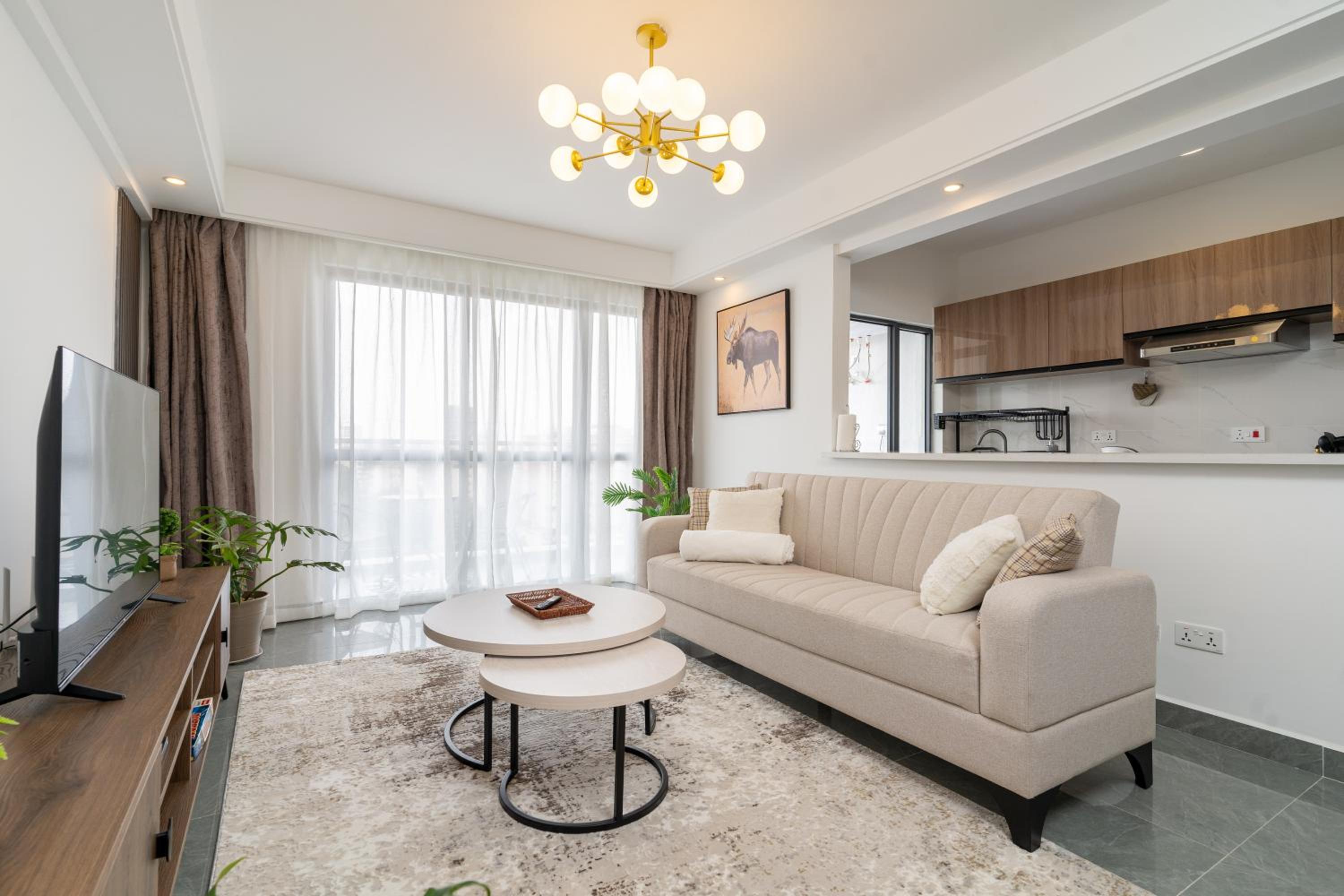 Airy Apartment with Gym, Stunning View in Westlands