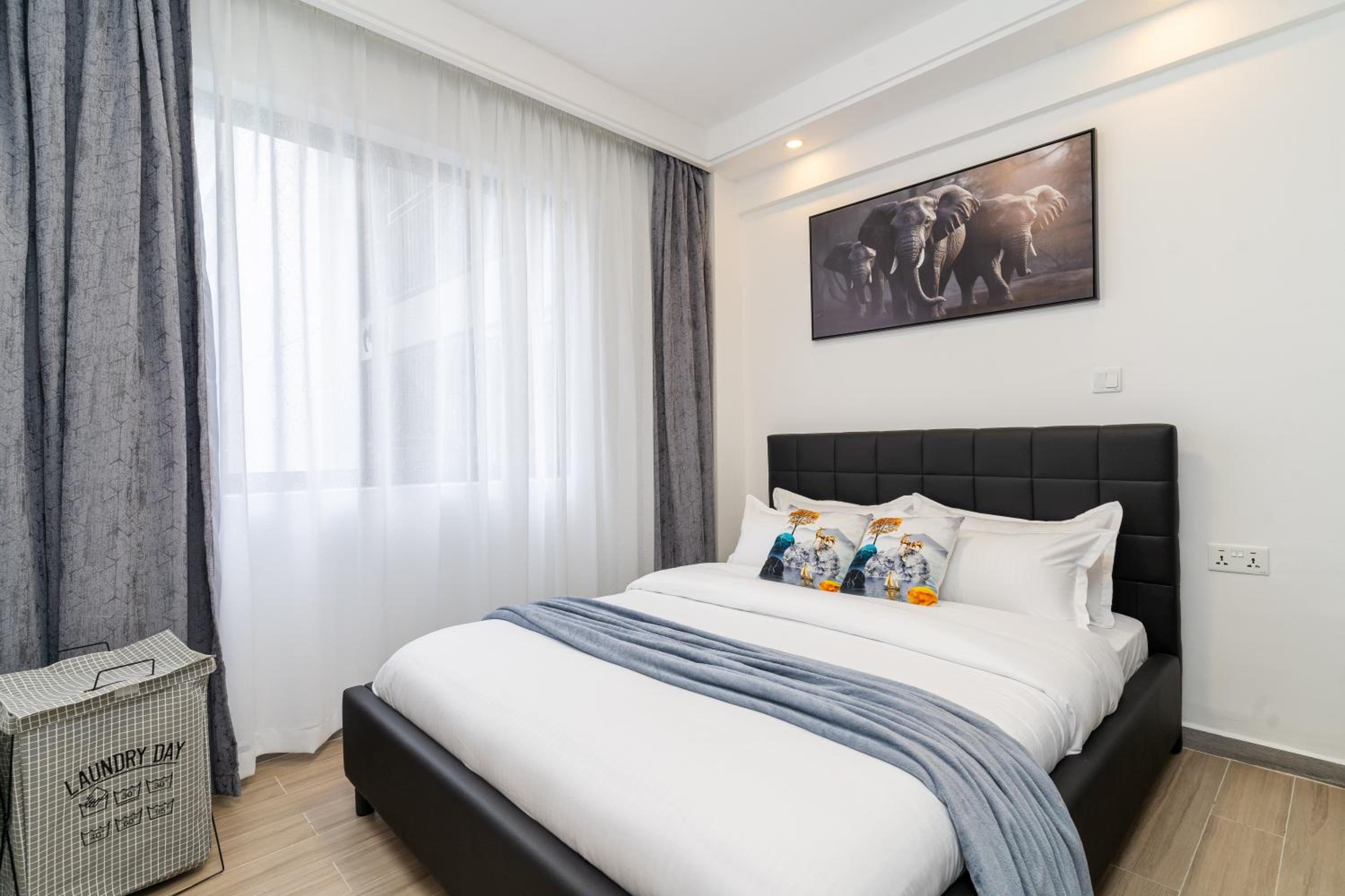 Airy Apartment with Gym, Stunning View in Westlands