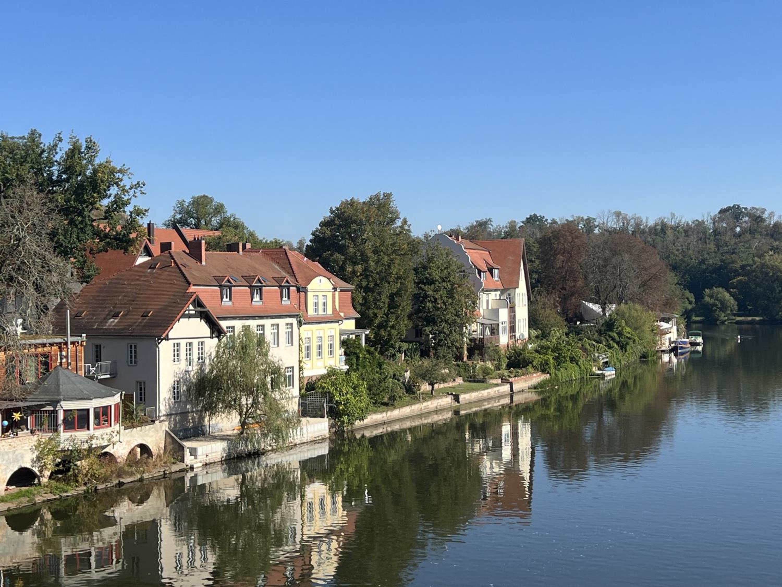 Saale Fewo mit Burgblick