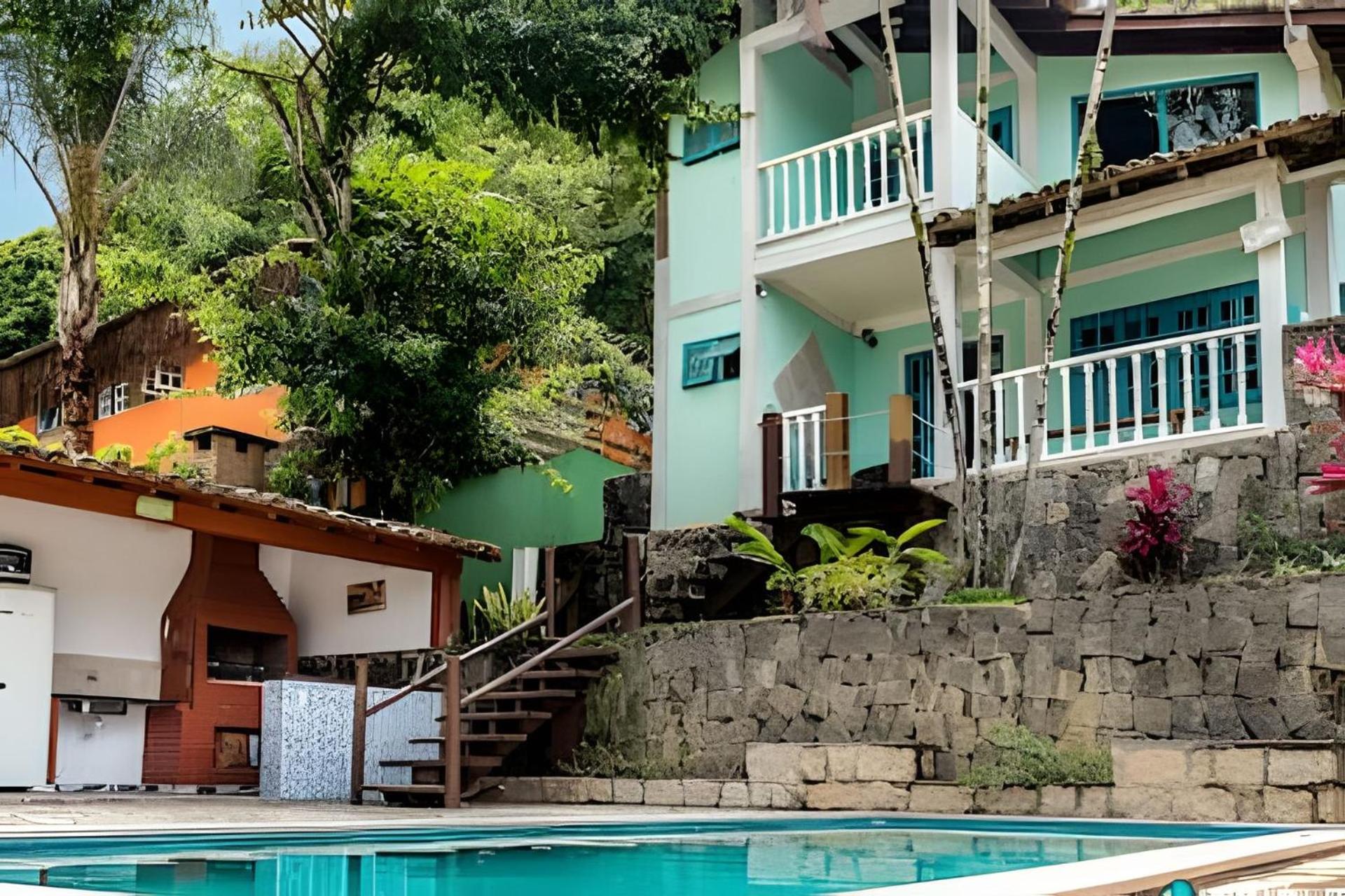 Perequê house with pool 300m from the beach