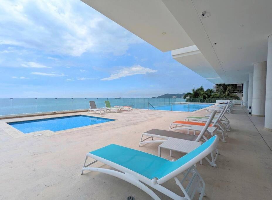Hermoso apartamento frente al mar! Santa Marta