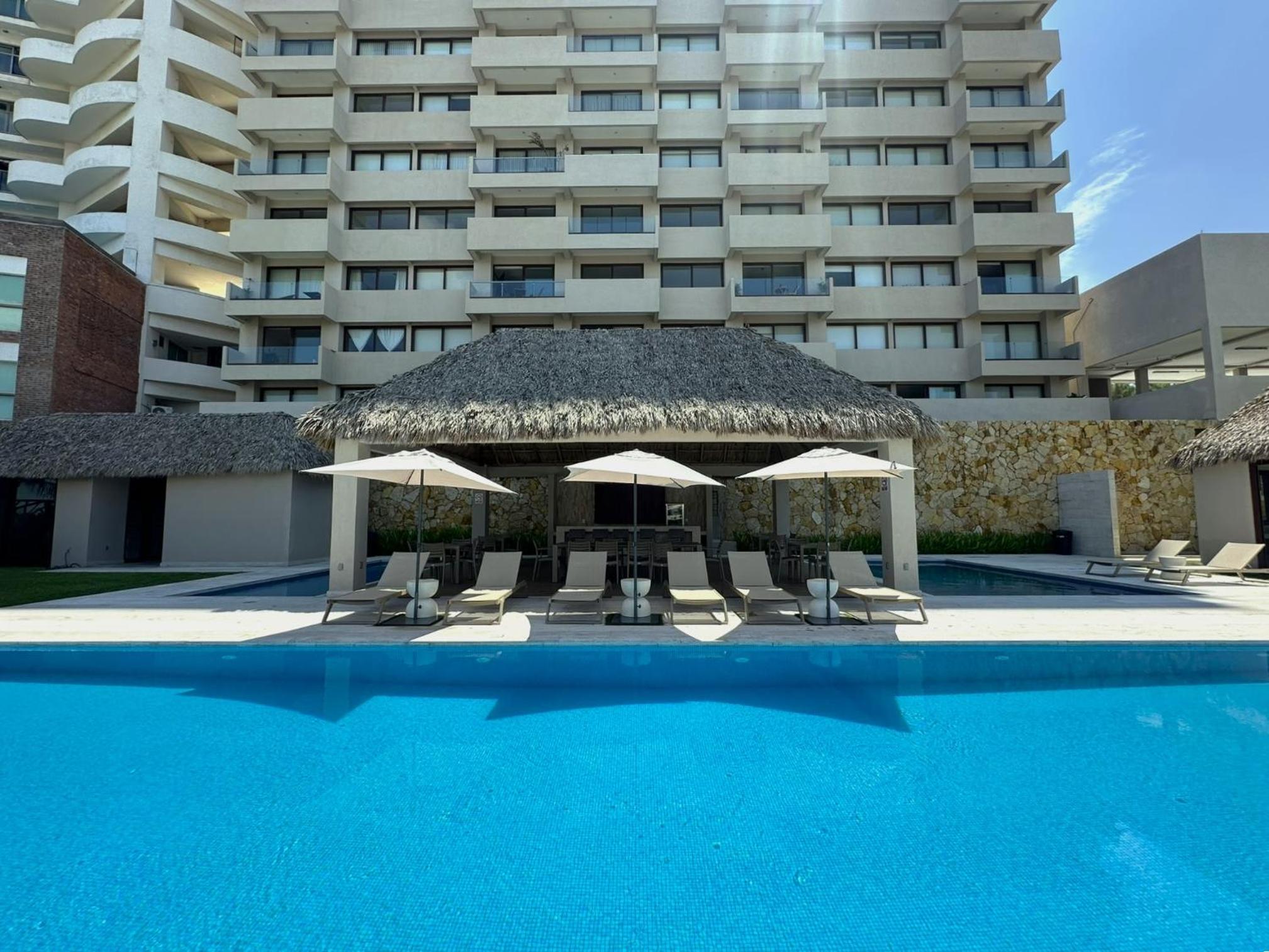 Departamento acogedor con vista al mar y alberca view 4