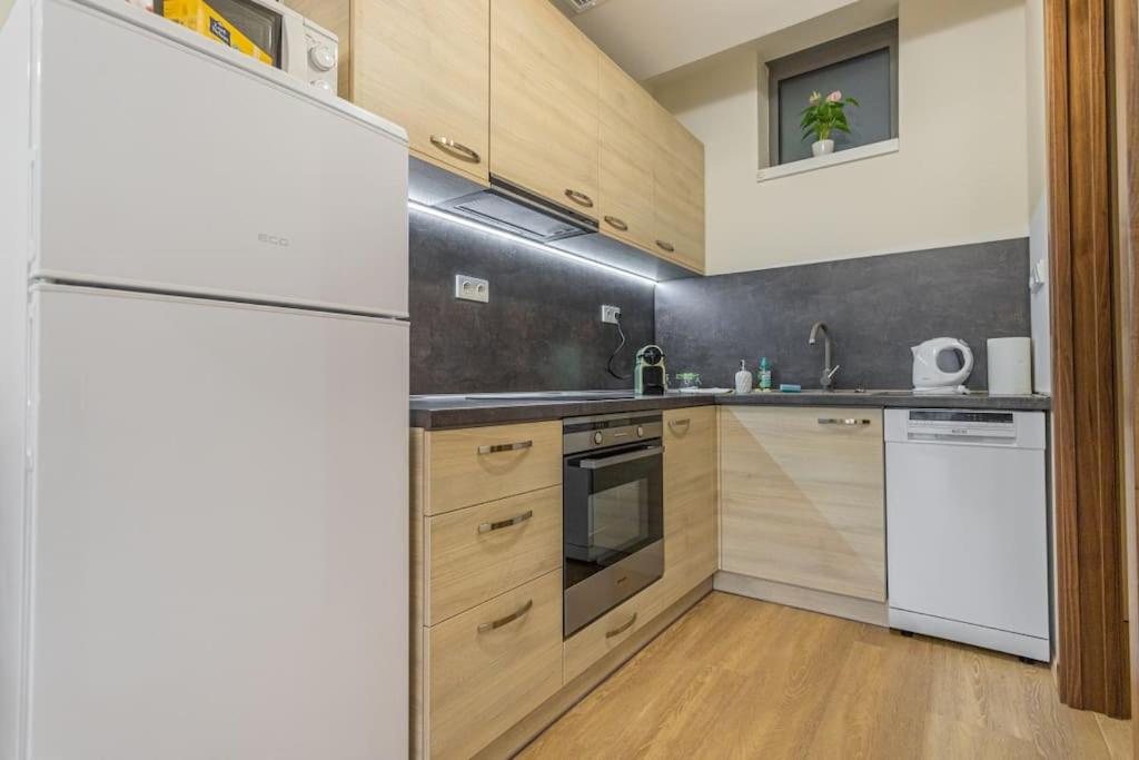 Flat with Bathtub & Balcony, only 12min Centrum, 200Mb WIFI