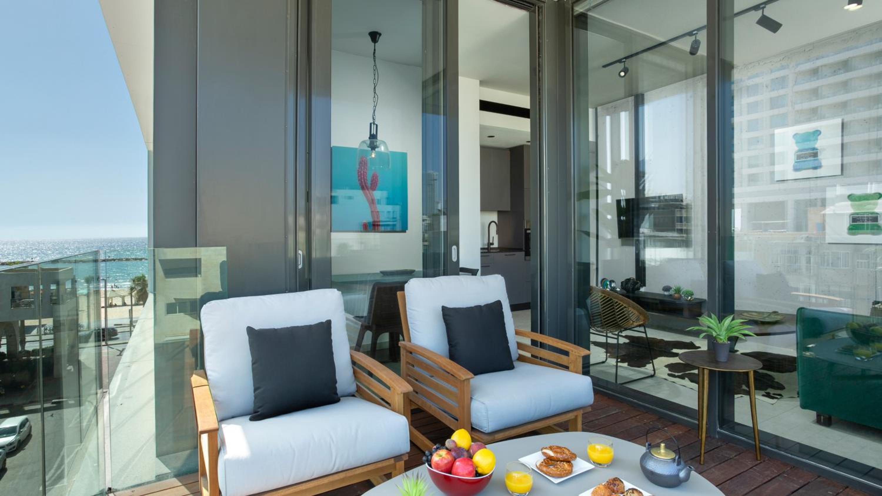 Luxury 1BR at Hayarkon by HolyGuest view 2
