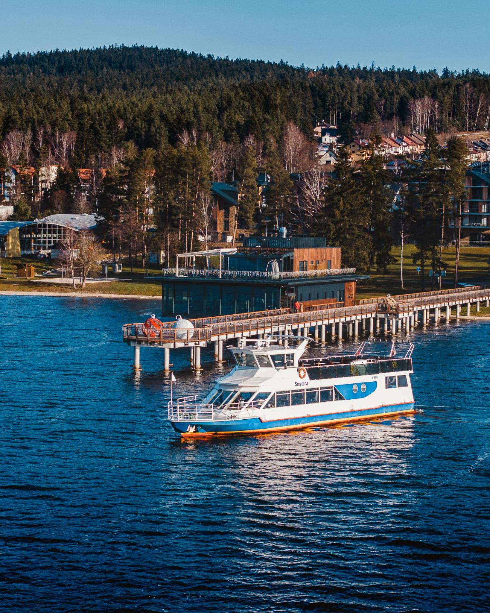 Vila nad jezerem Lipno