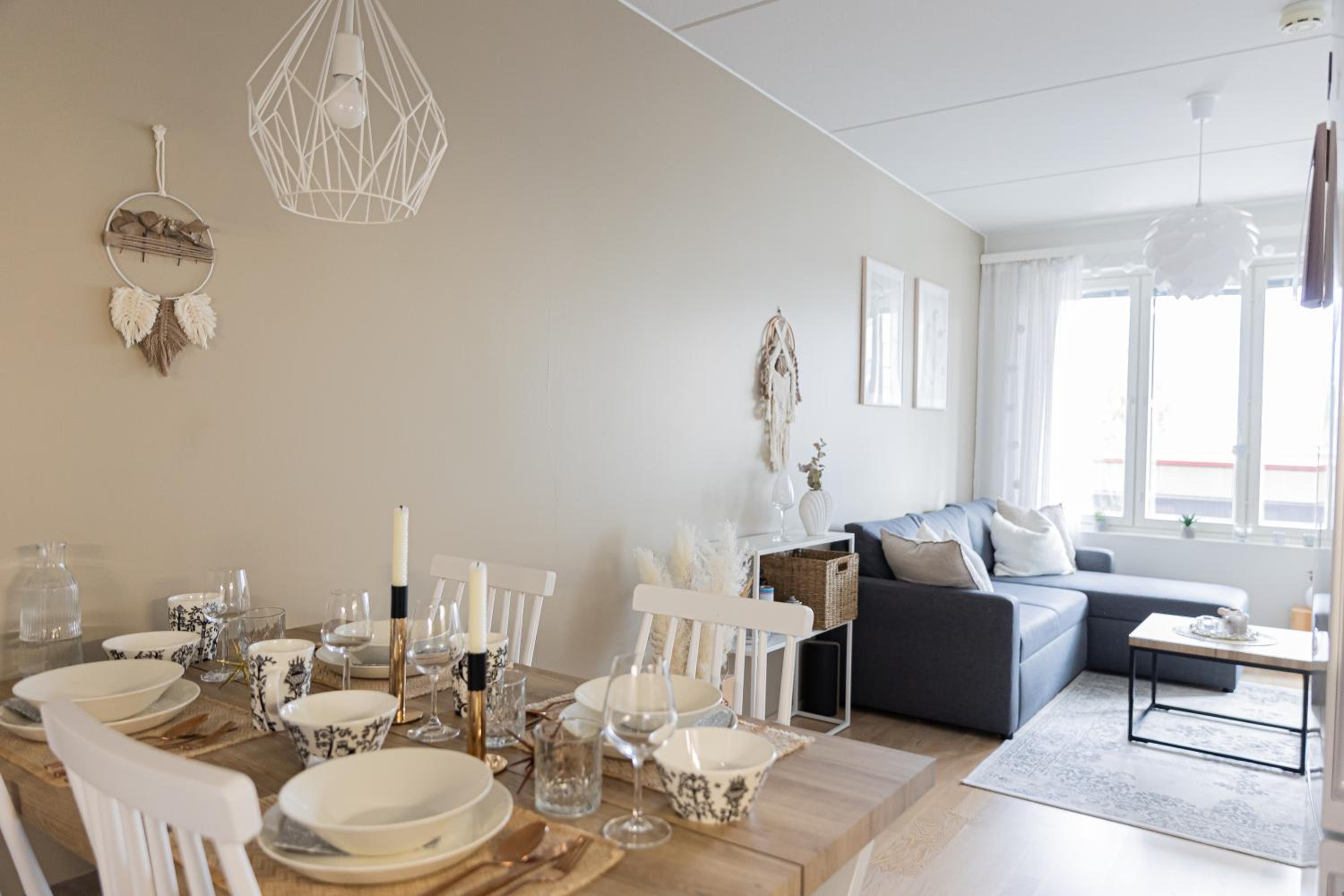 Aurora City Apartment with Sauna by BookLapland