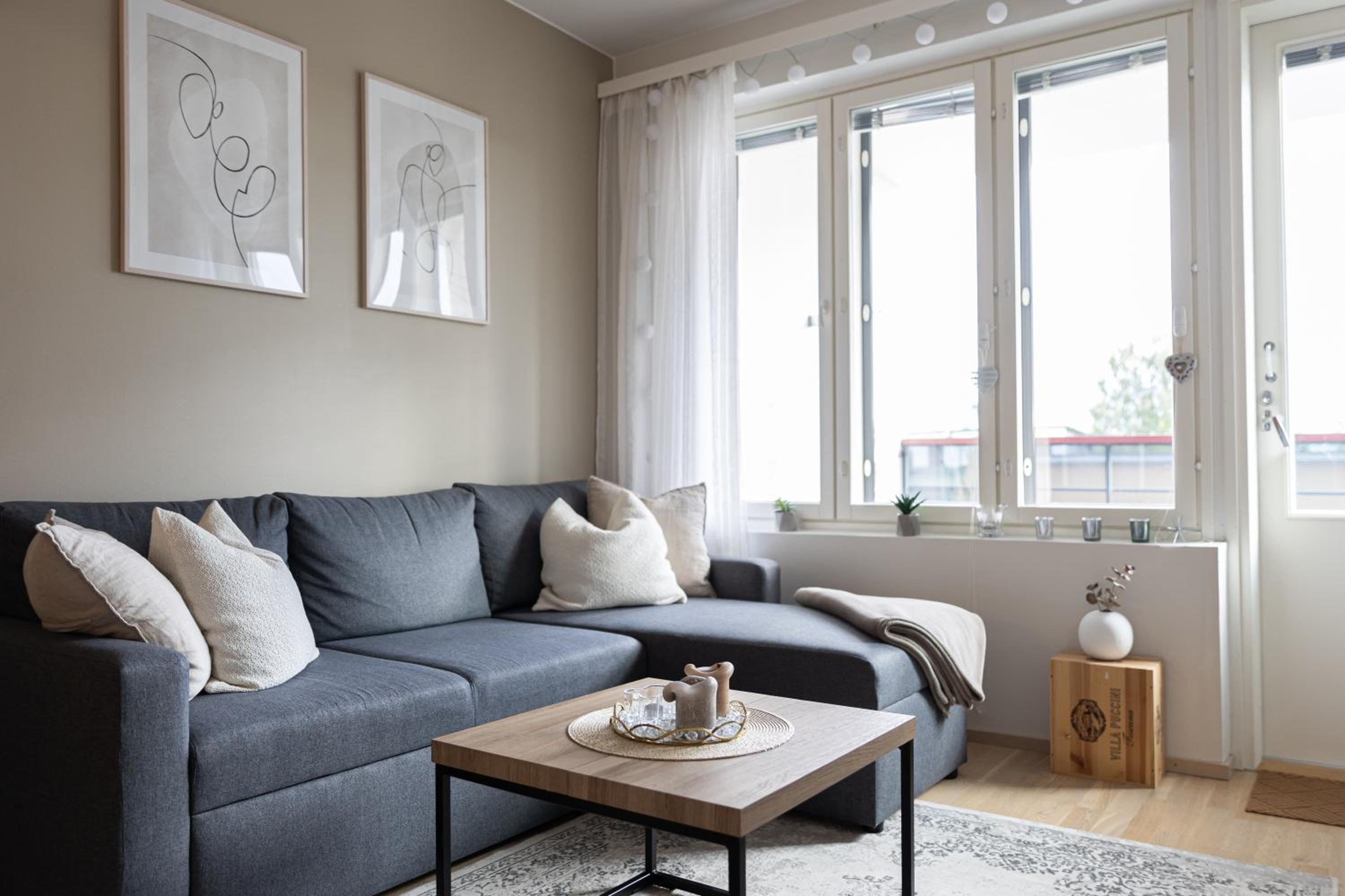 Aurora City Apartment with Sauna by BookLapland