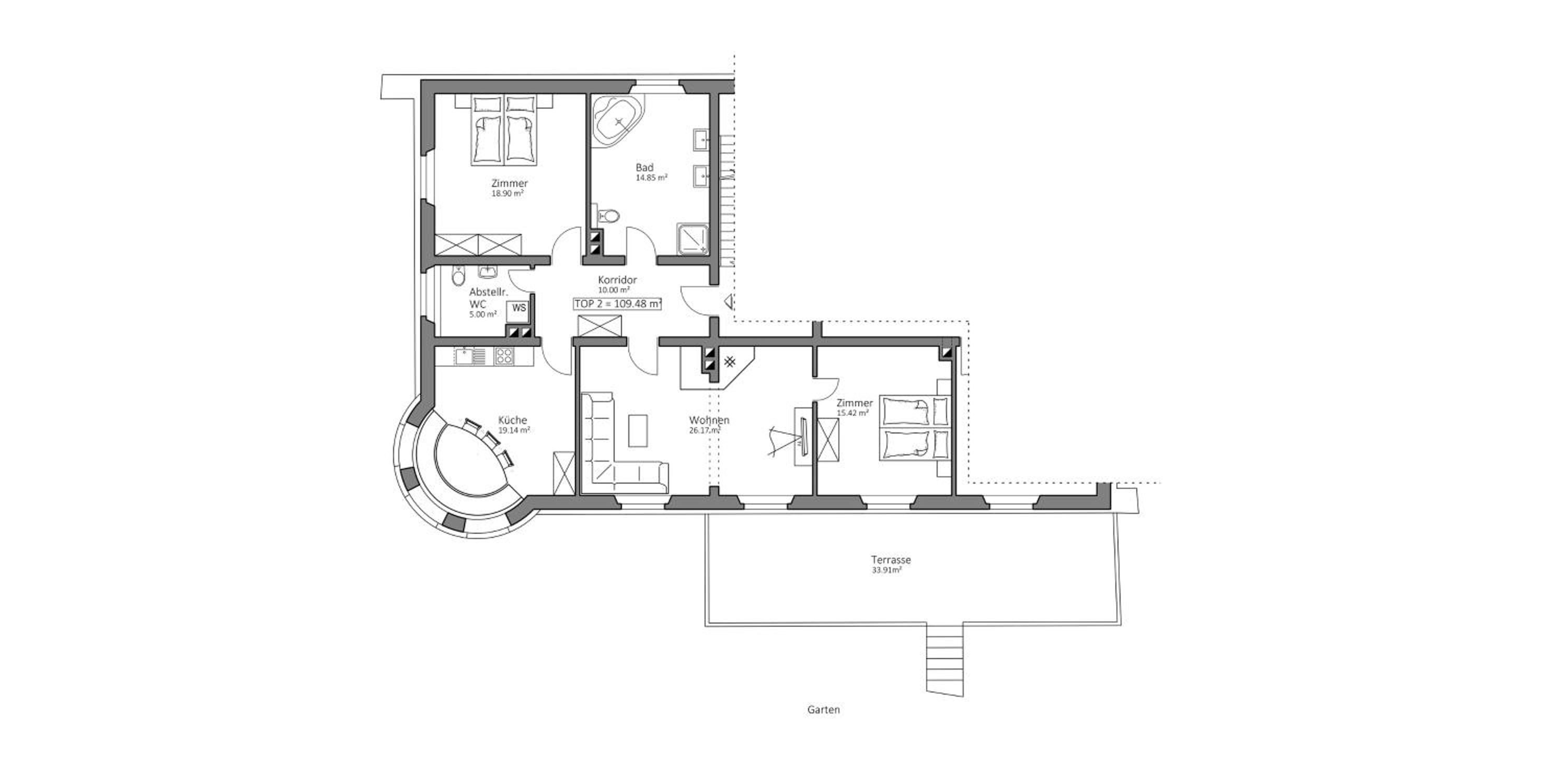 Ferienwohnung Bernhardiner view 3