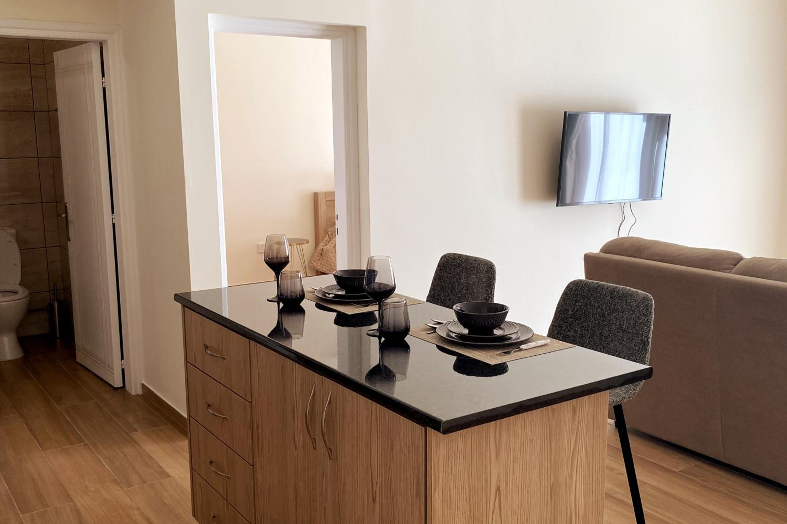 Danaos Seaside Suite 001 with Pool in Tourist Area