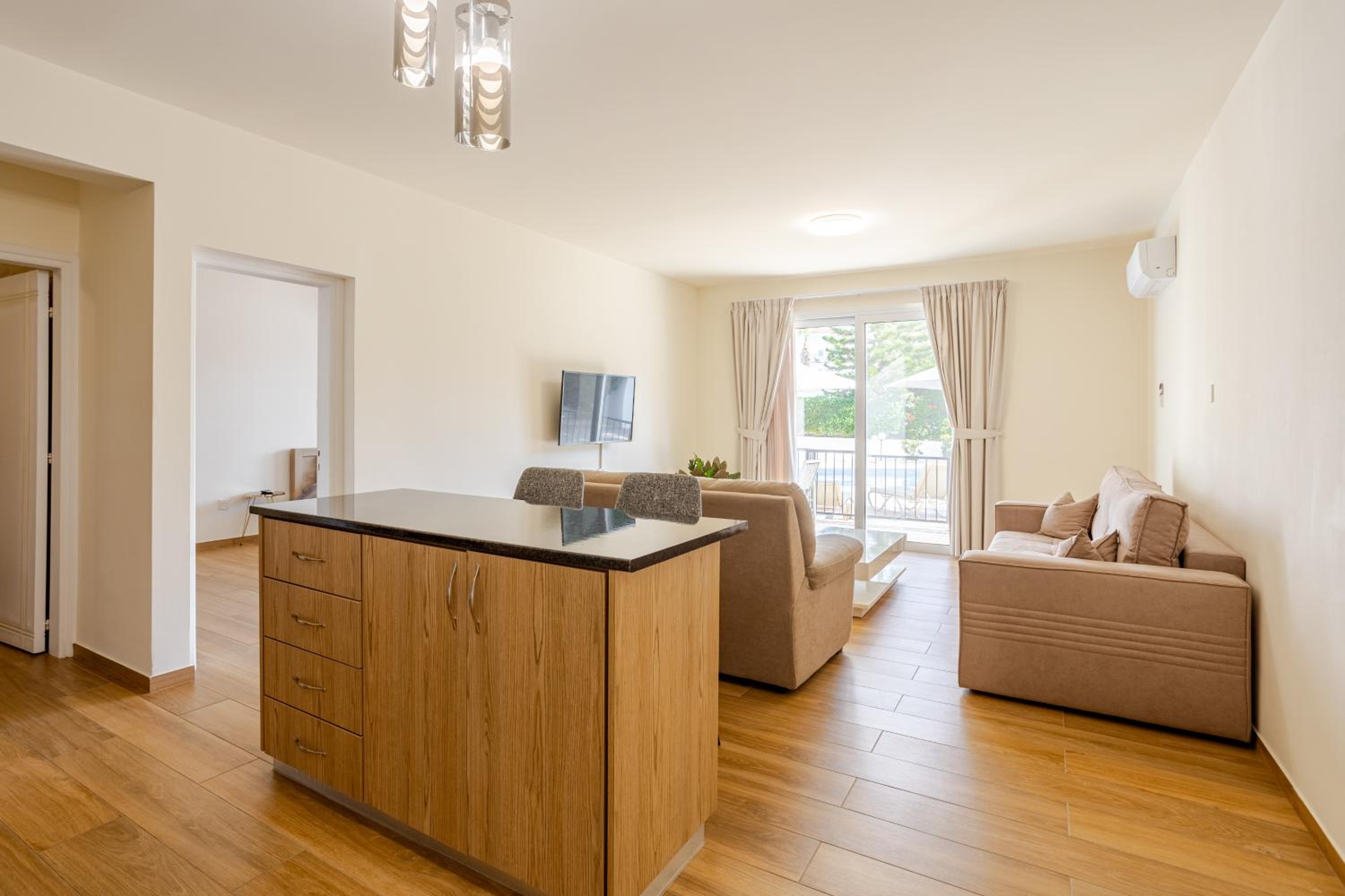 Danaos Seaside Suite 001 with Pool in Tourist Area