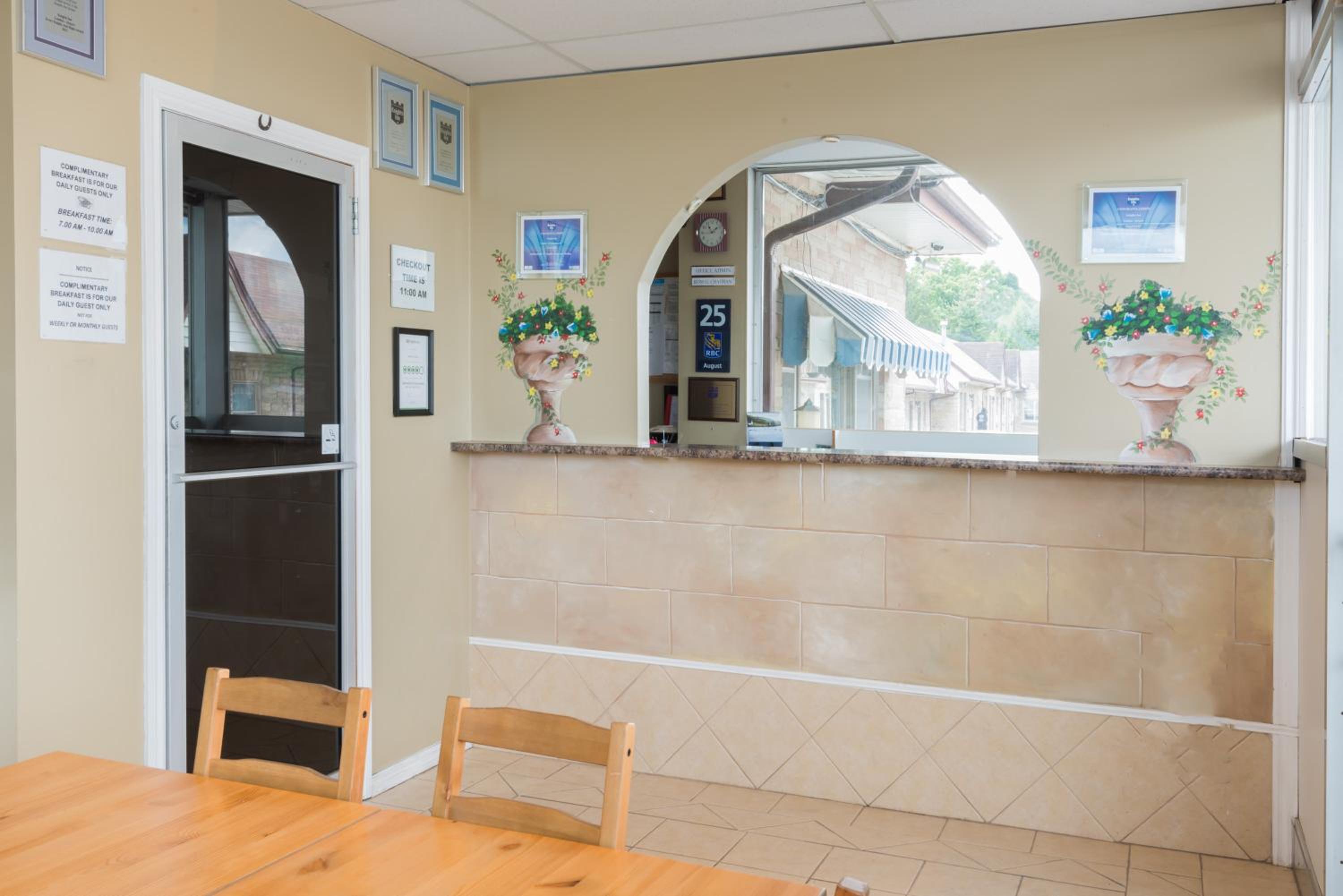 hotel reception