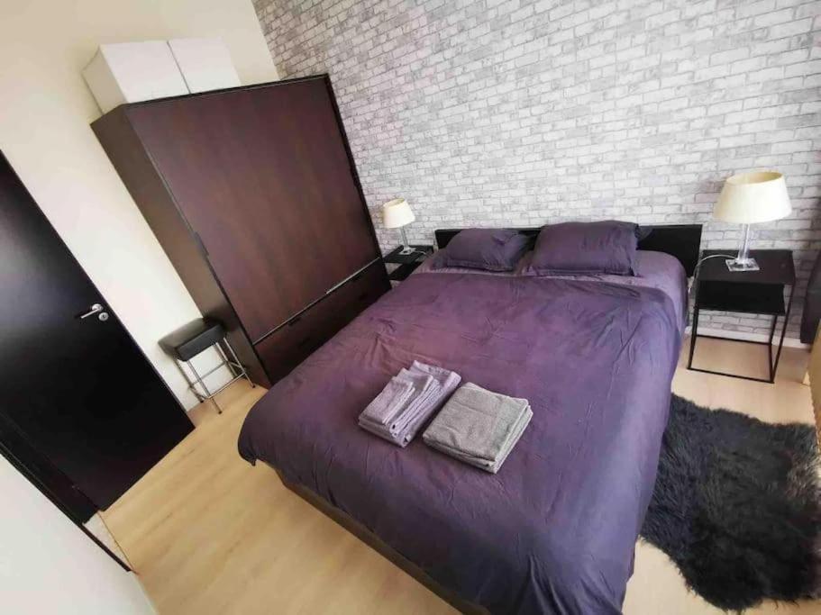Central Apartment with City Park View and Terrace