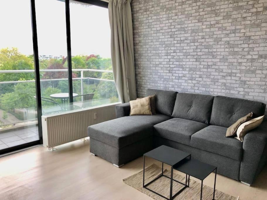 Central Apartment with City Park View and Terrace