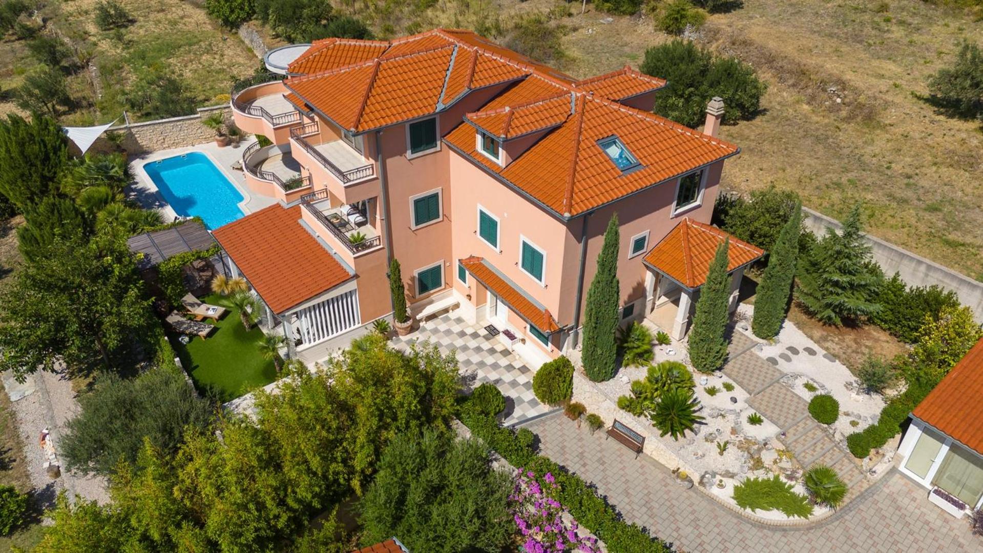 Villa ANITA with private pool, gym, 6 bedrooms, sea view view 2