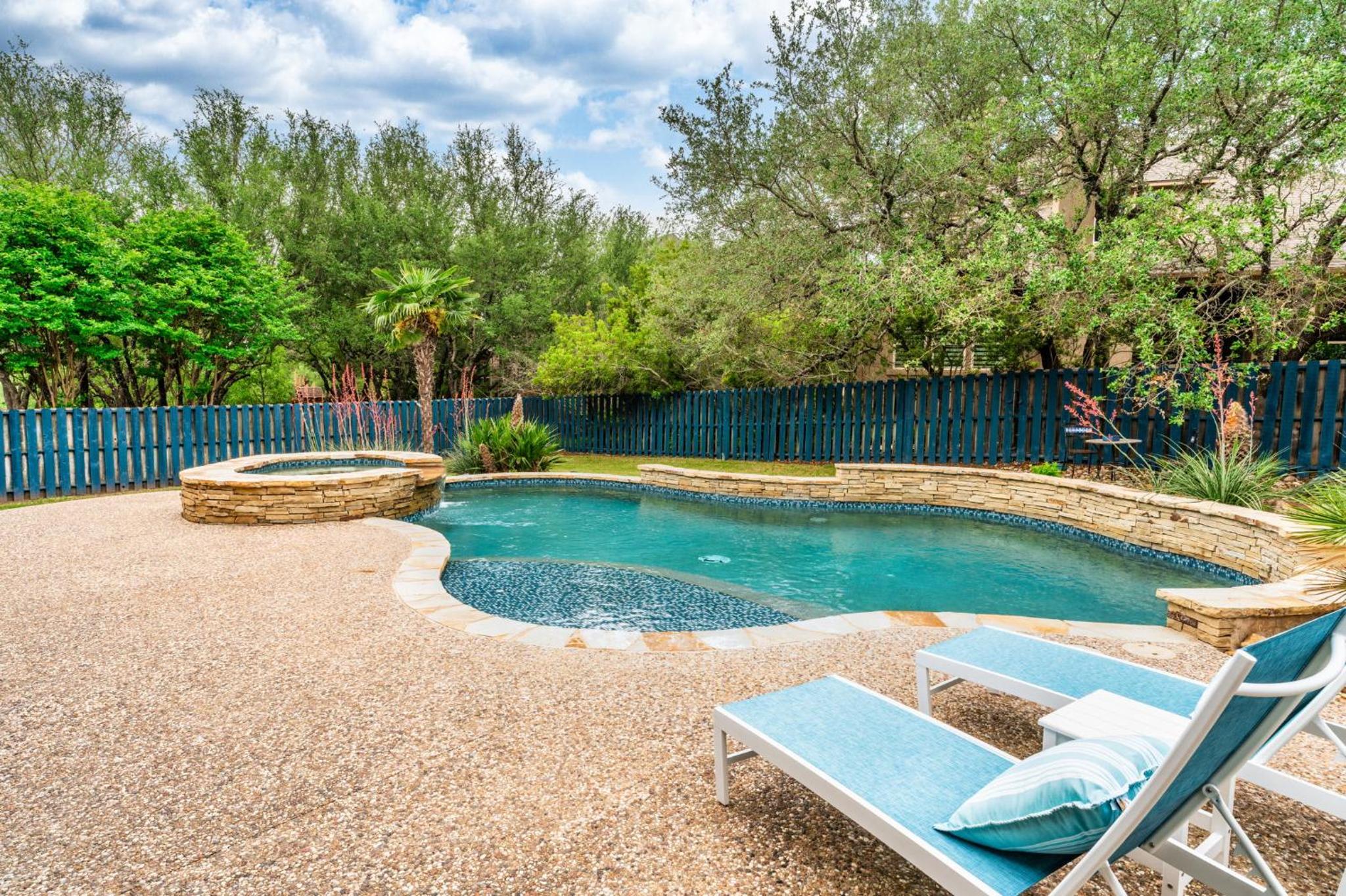 Luxury Home with Outdoor Pool Hot Tub and Yard view 2