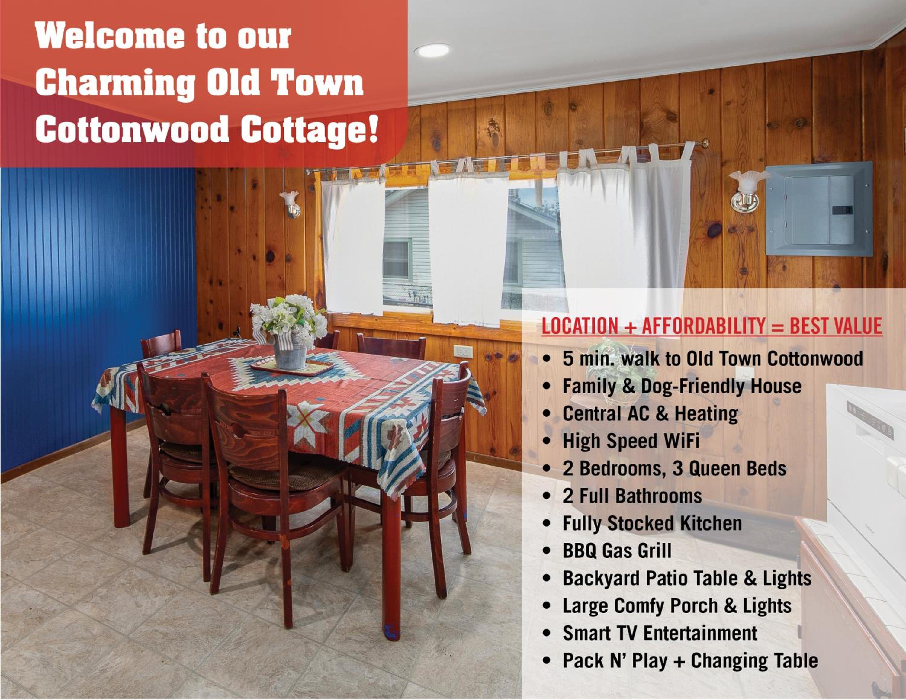 Old Town Cottonwood Cowboy Cottage view 4