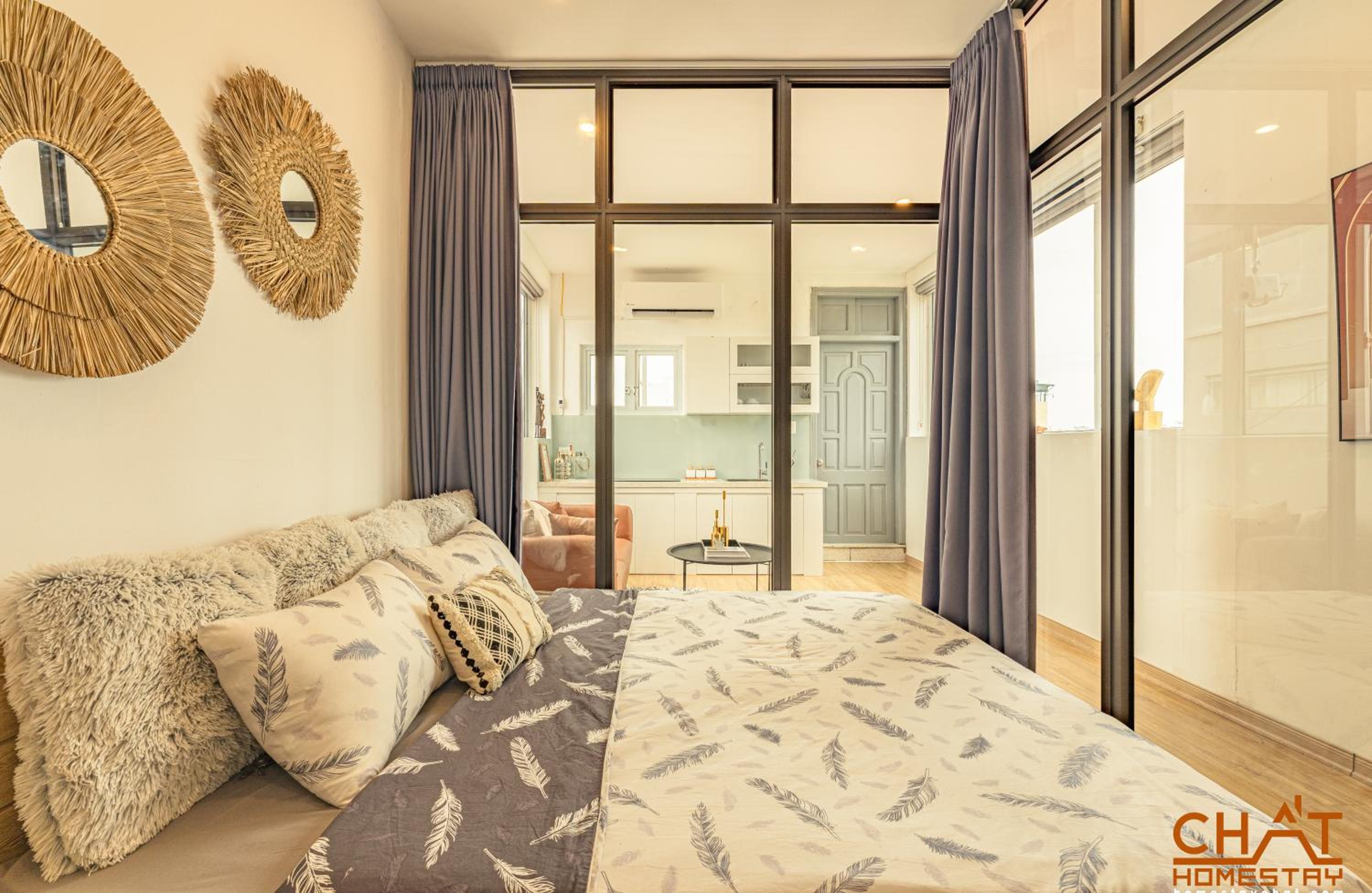 HomestayCHAT-PeacefulCorner62-1Bedroom-Projector-FreeWasher