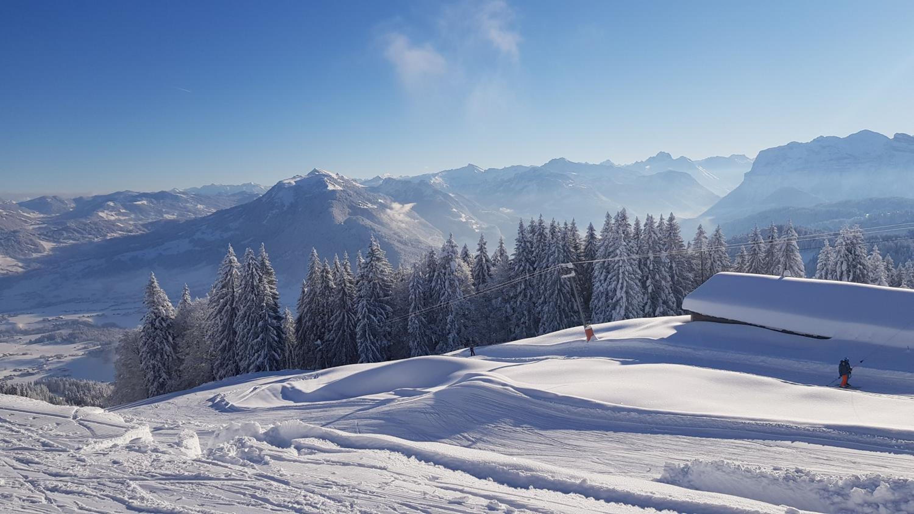 Haus Unterlose 392 direkt im Ski- und Wandergebiet Bödele