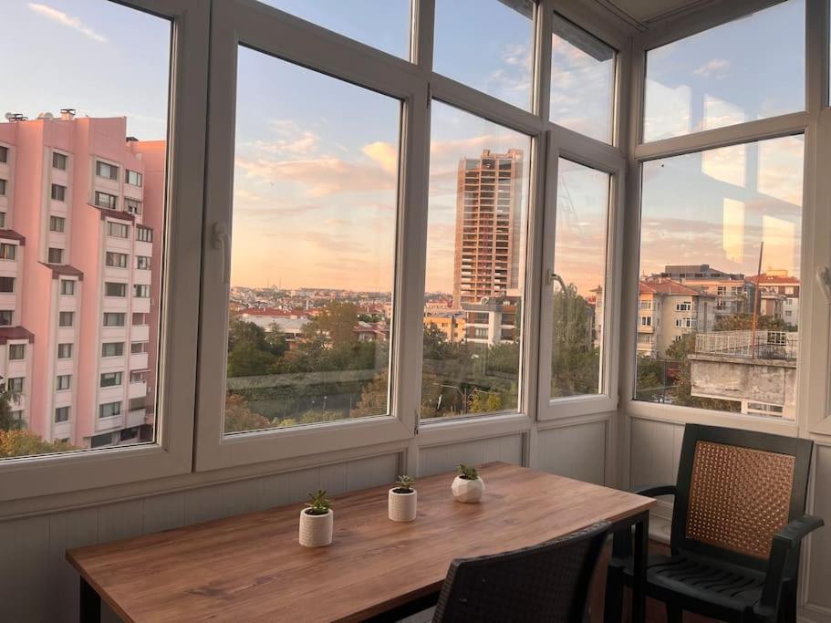 Spacious flat with wide view