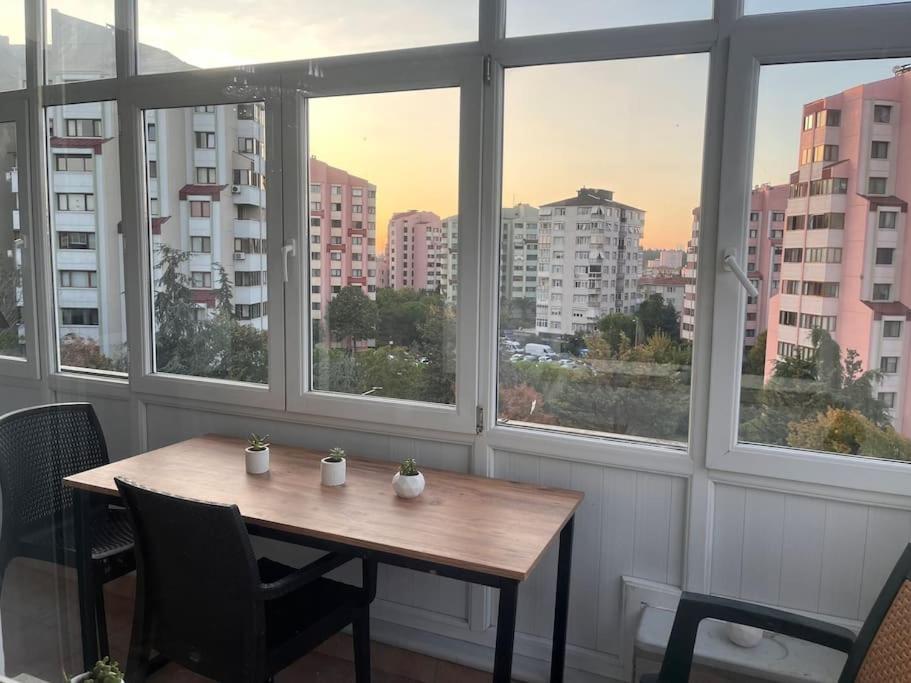 Spacious flat with wide view