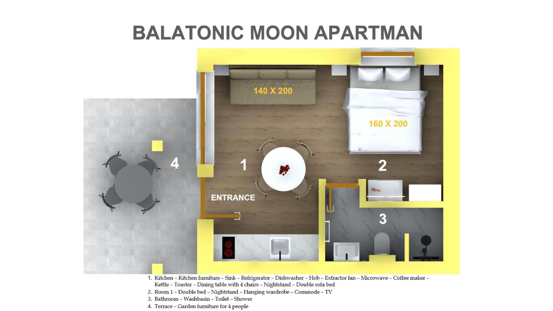 Balatonic Moon&Sun apartmanház