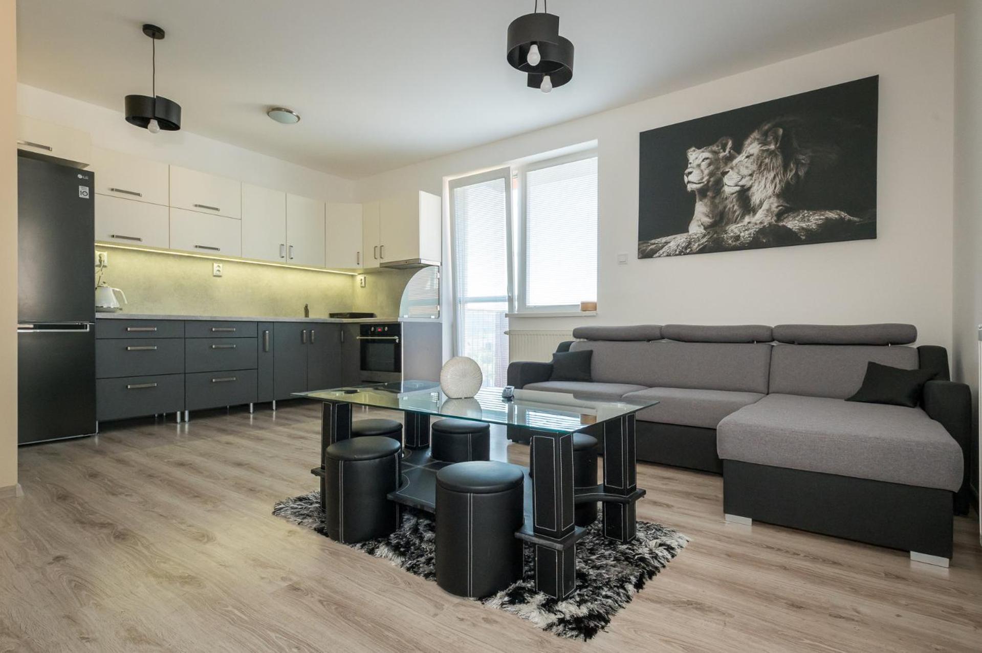 3 rooms Luxury apartment with private parking