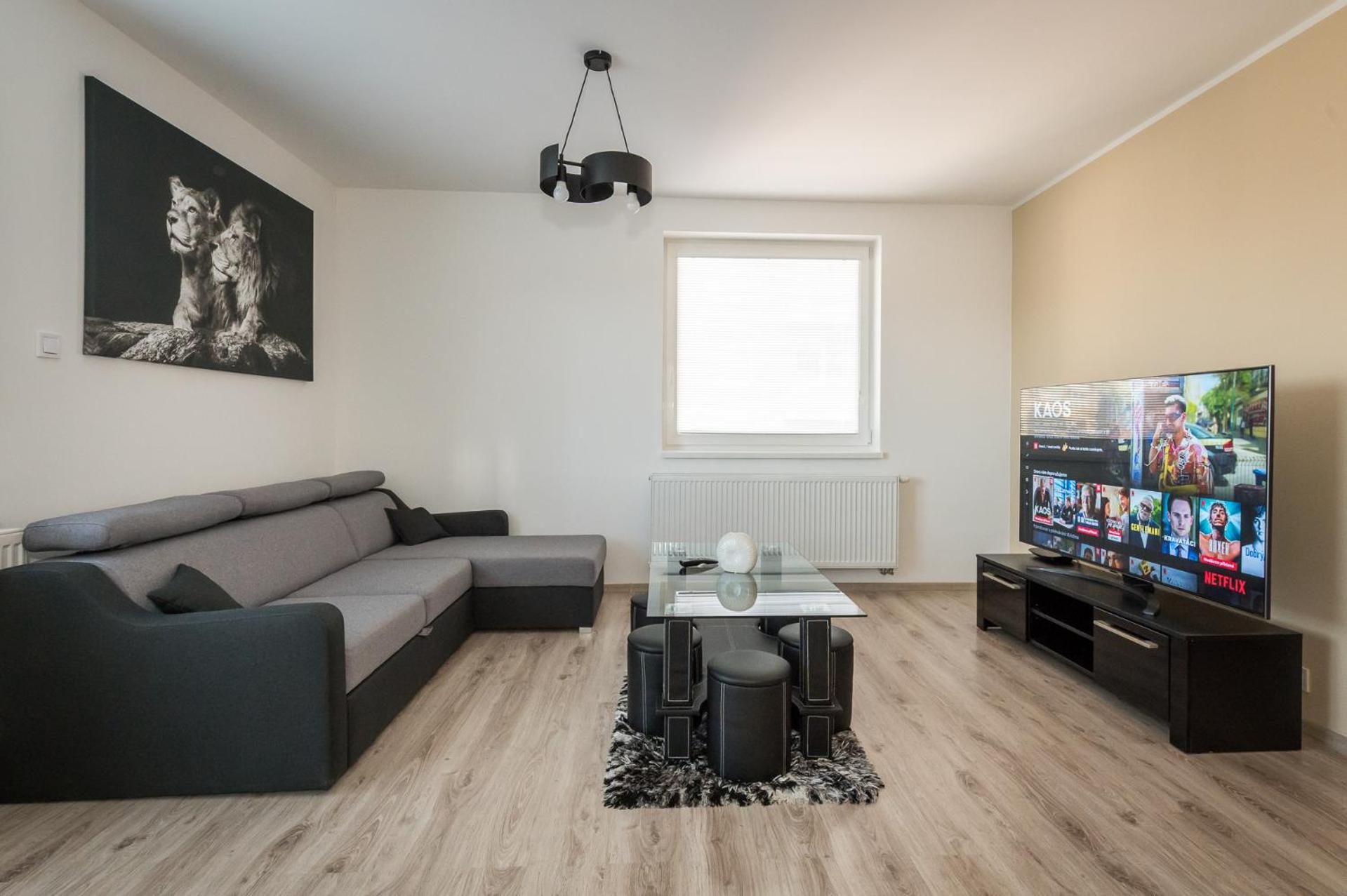 3 rooms Luxury apartment with private parking