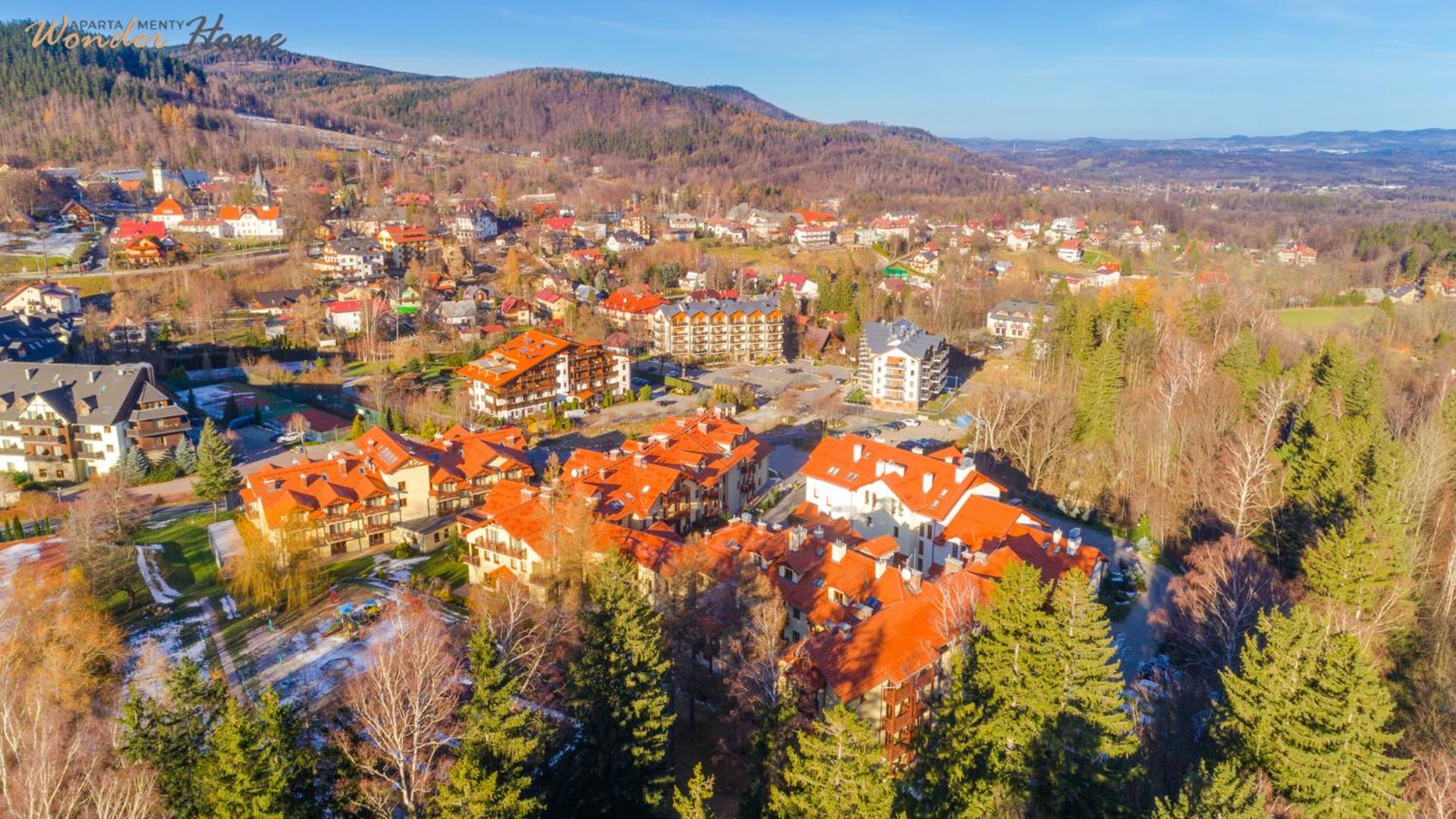 Wonder Home - Apartament Cud Malina z kominkiem, klimatyzacją i widokiem na Karkonosze, blisko centrum, stoku, restauracji, aquaparku