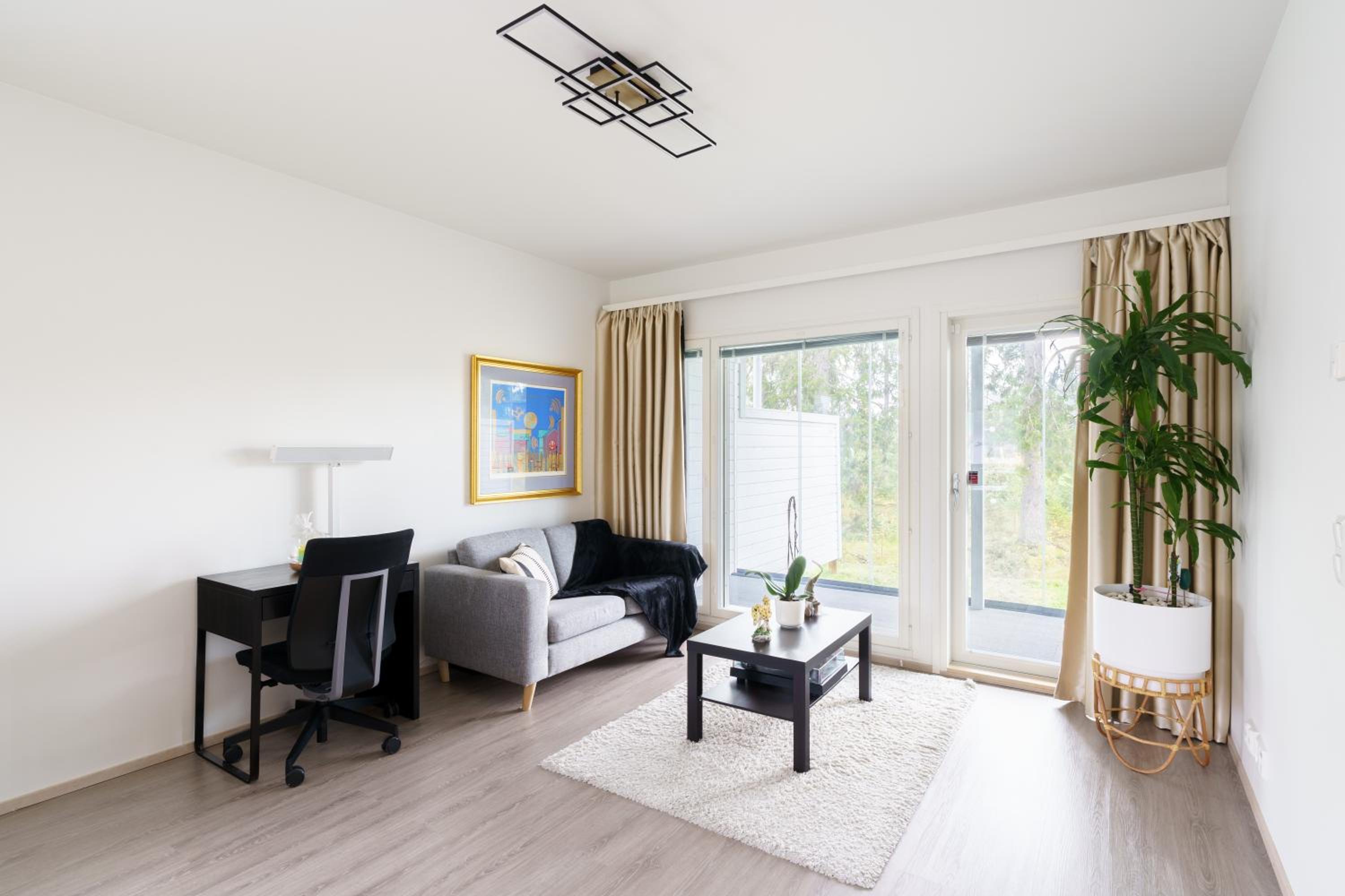 Apartment with sauna