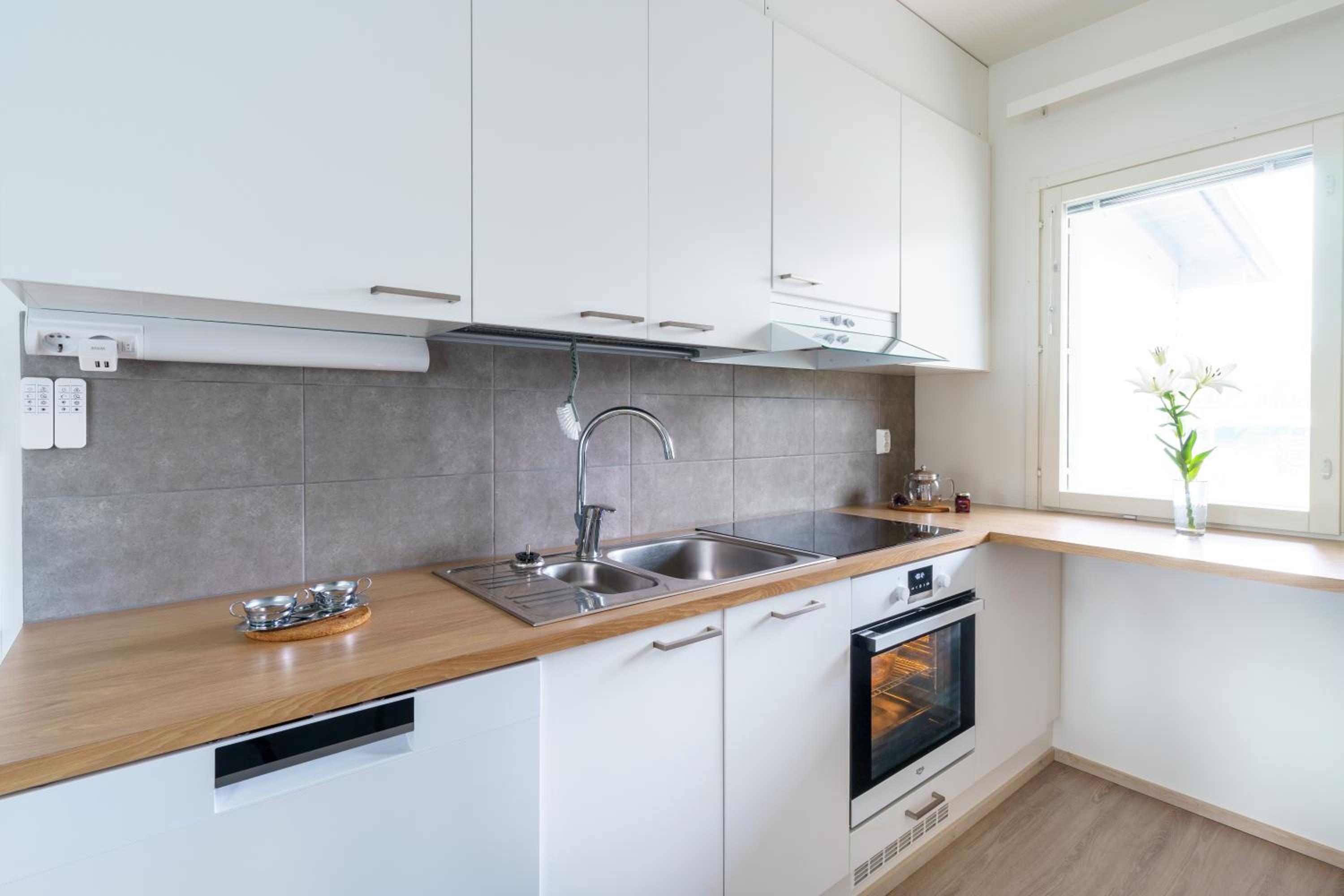 Apartment with sauna