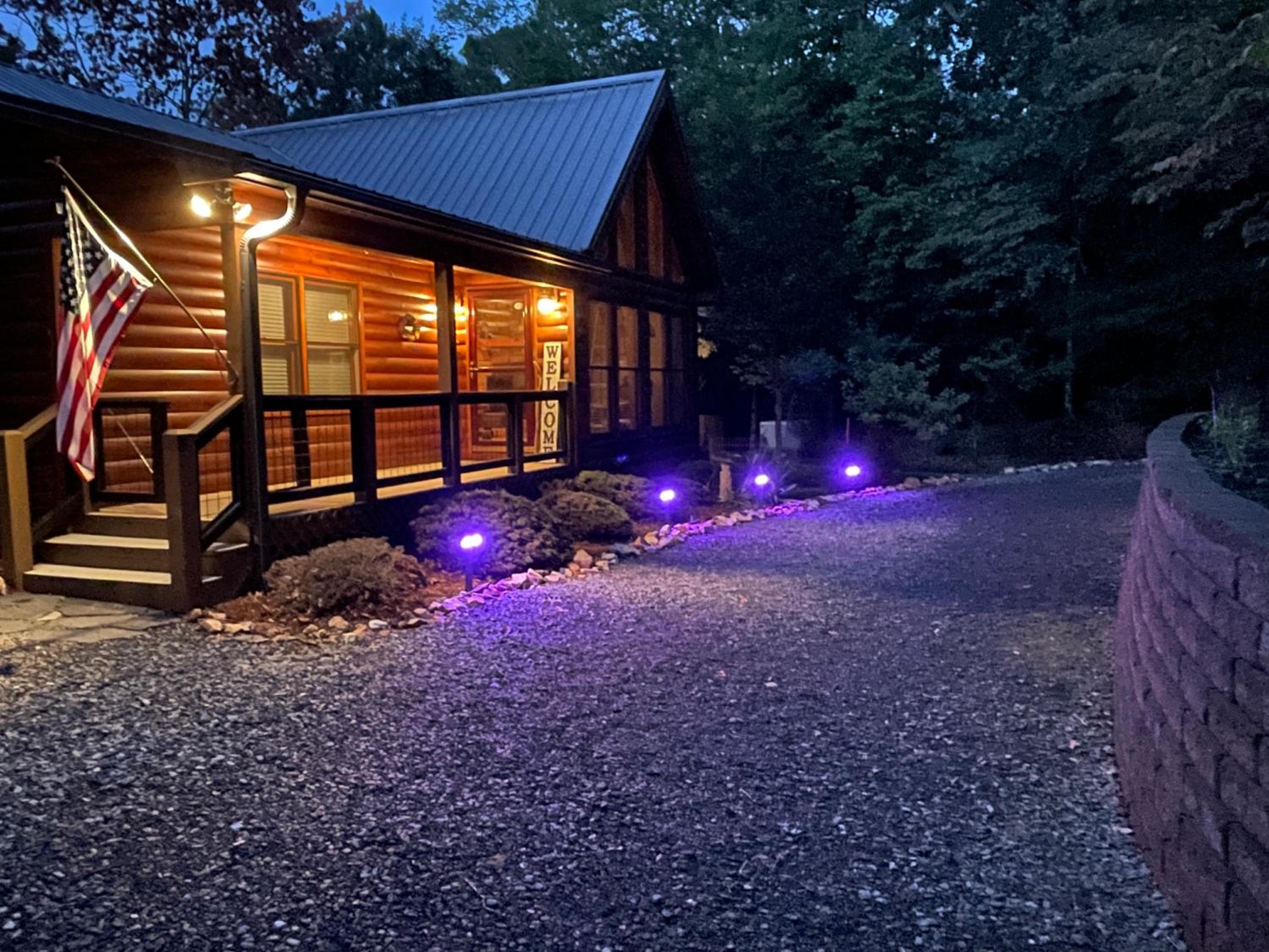 Luxury Cabin Hot Tub, Theater, Dog Run & Fire Pit