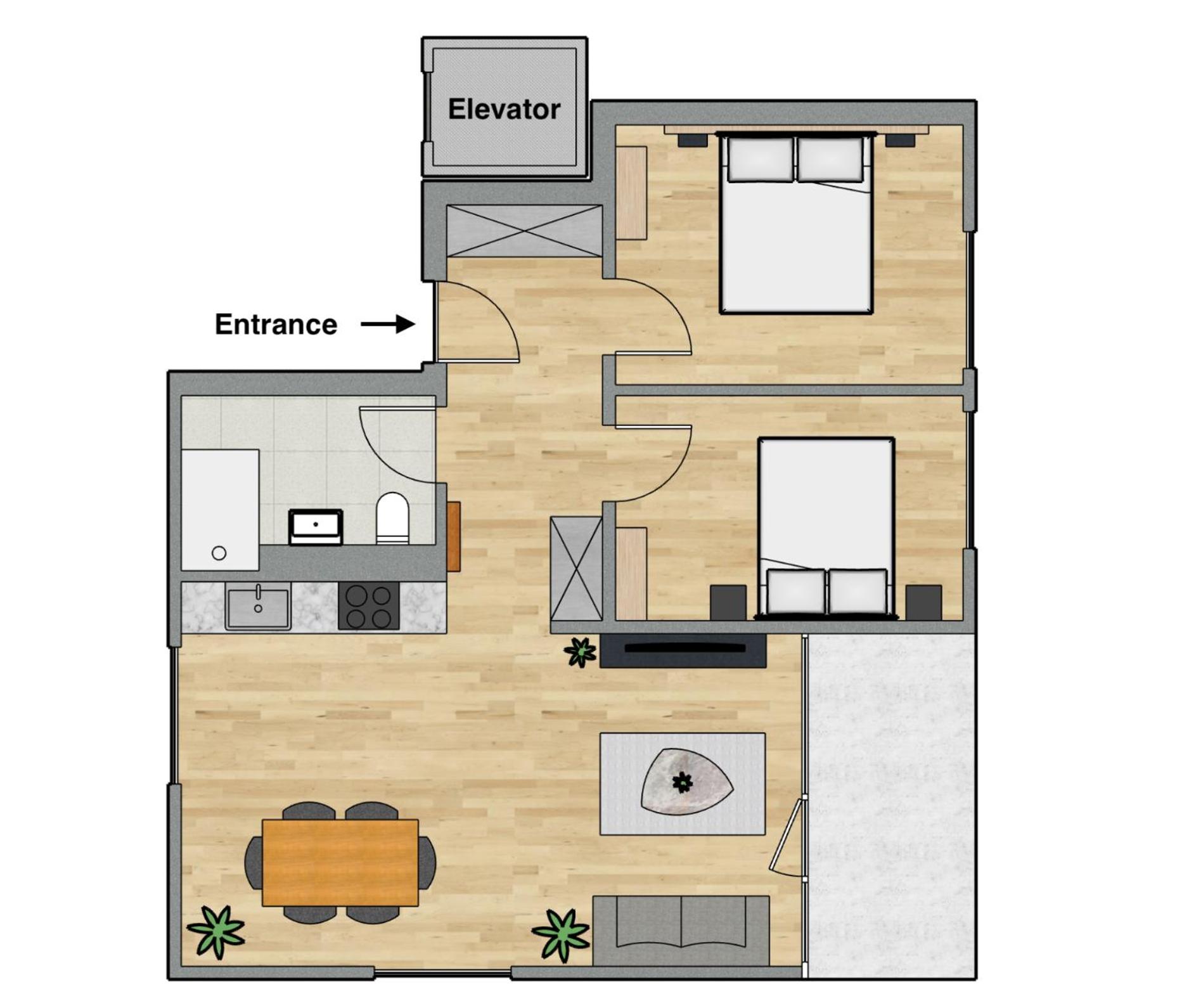 Seeland Bijou Apartment - 2 bedrooms