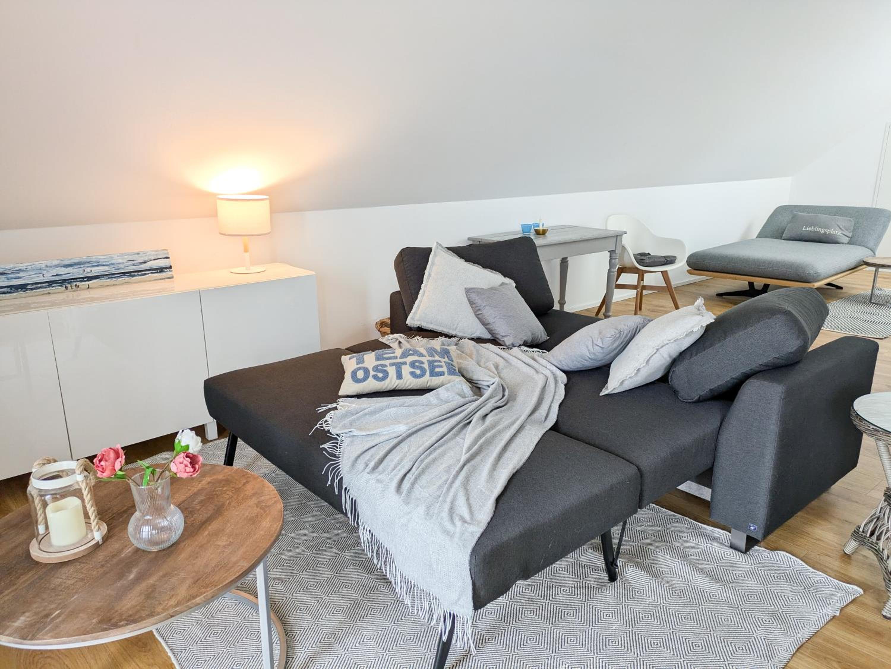 Waterkant, Loft am Hafen mit Traumblick über Hafen, Schlei und Ostsee