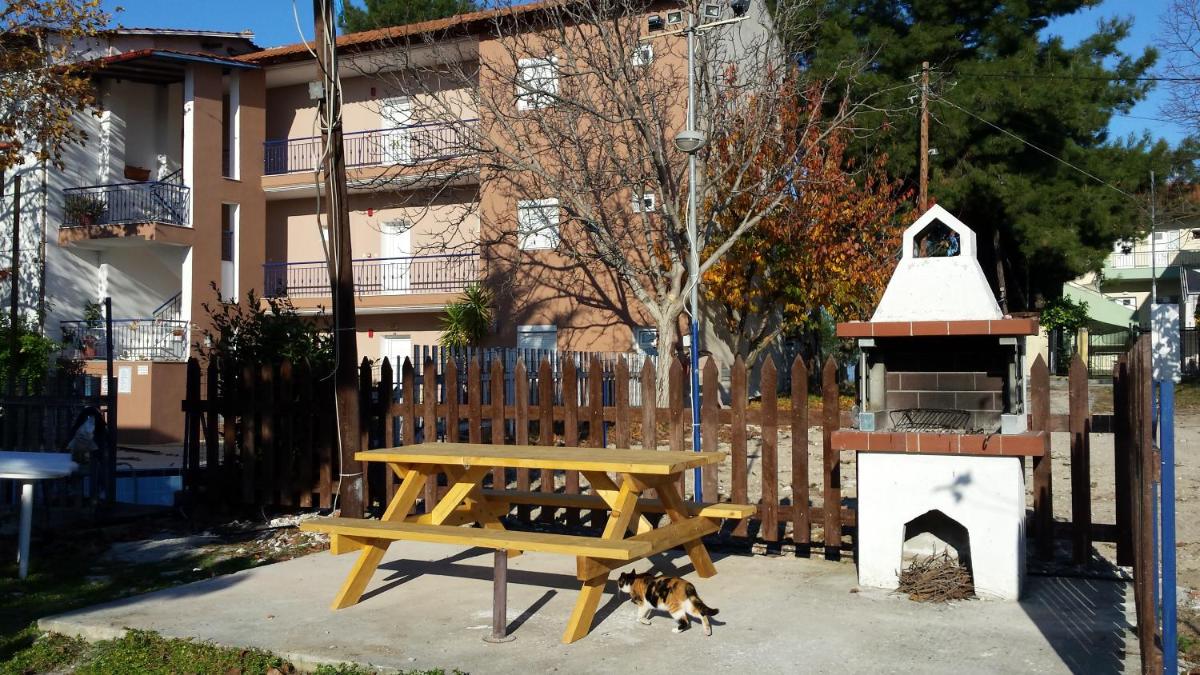 outdoor BBQ area