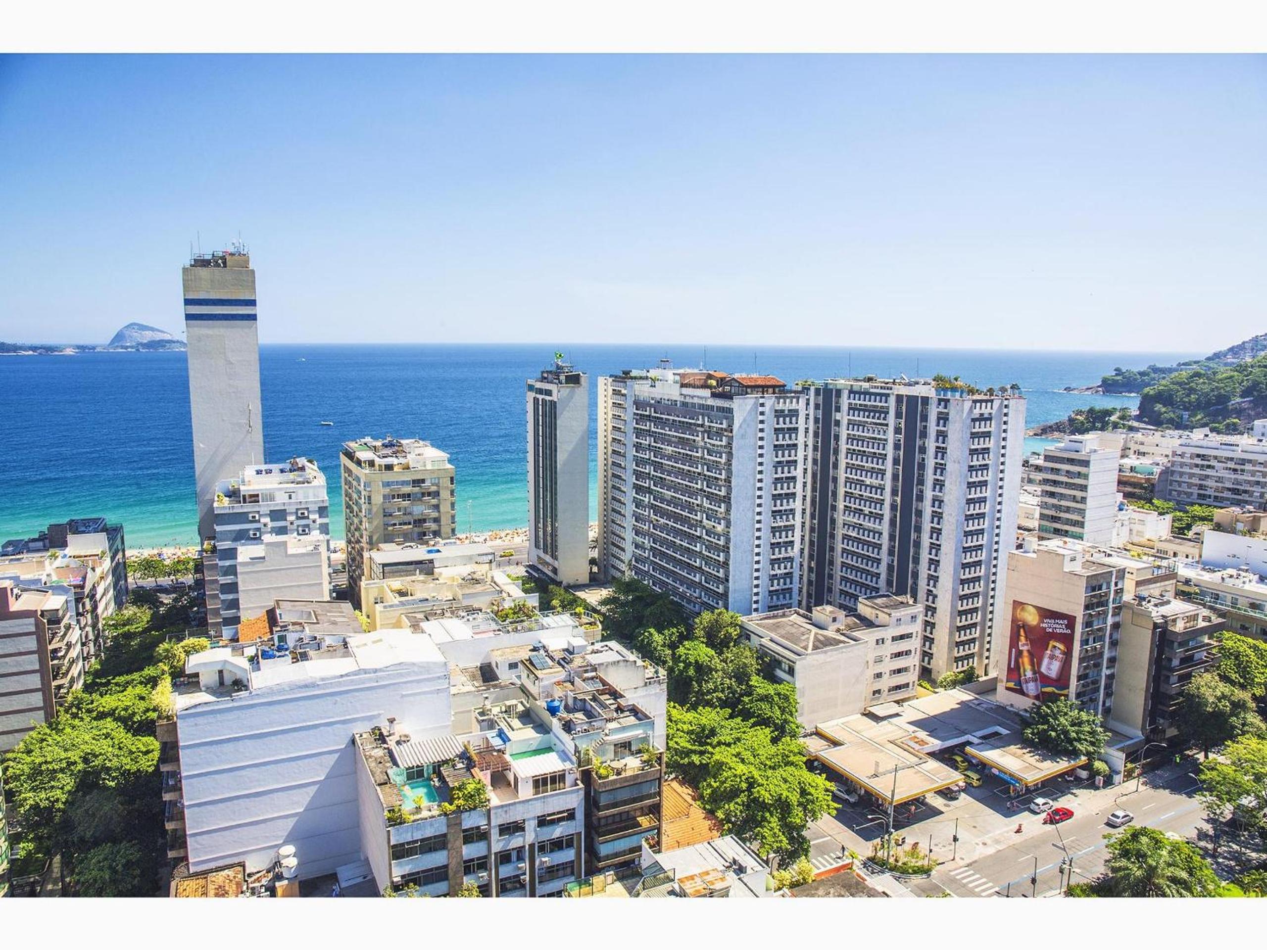 Top Apart Leblon - Flat com varanda, e terraço panorâmico