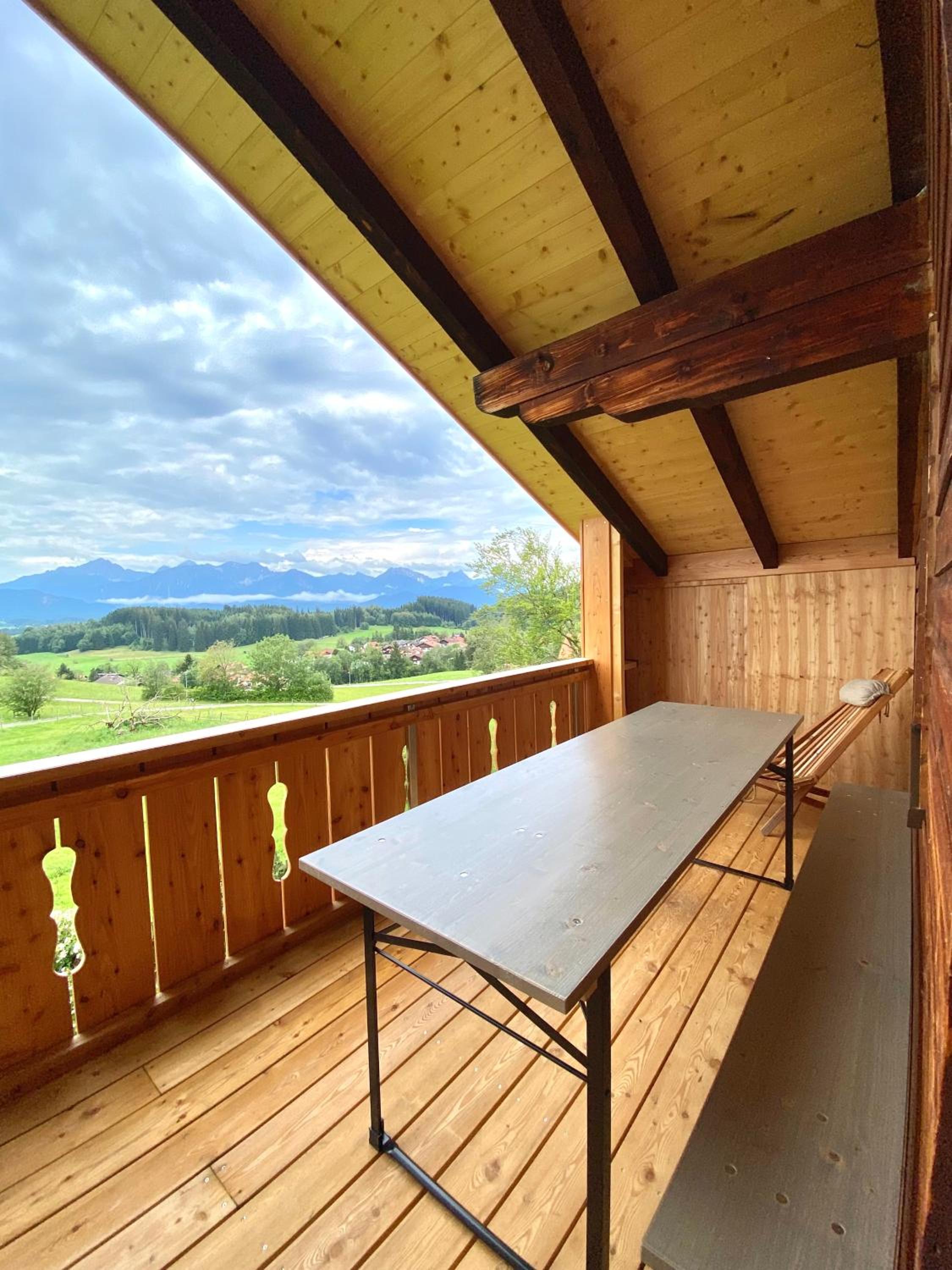 Biohof Stöger Adults Only Chalet mit Blick auf Schloss Neuschwanstein See und Alpen nur 2 Einheiten