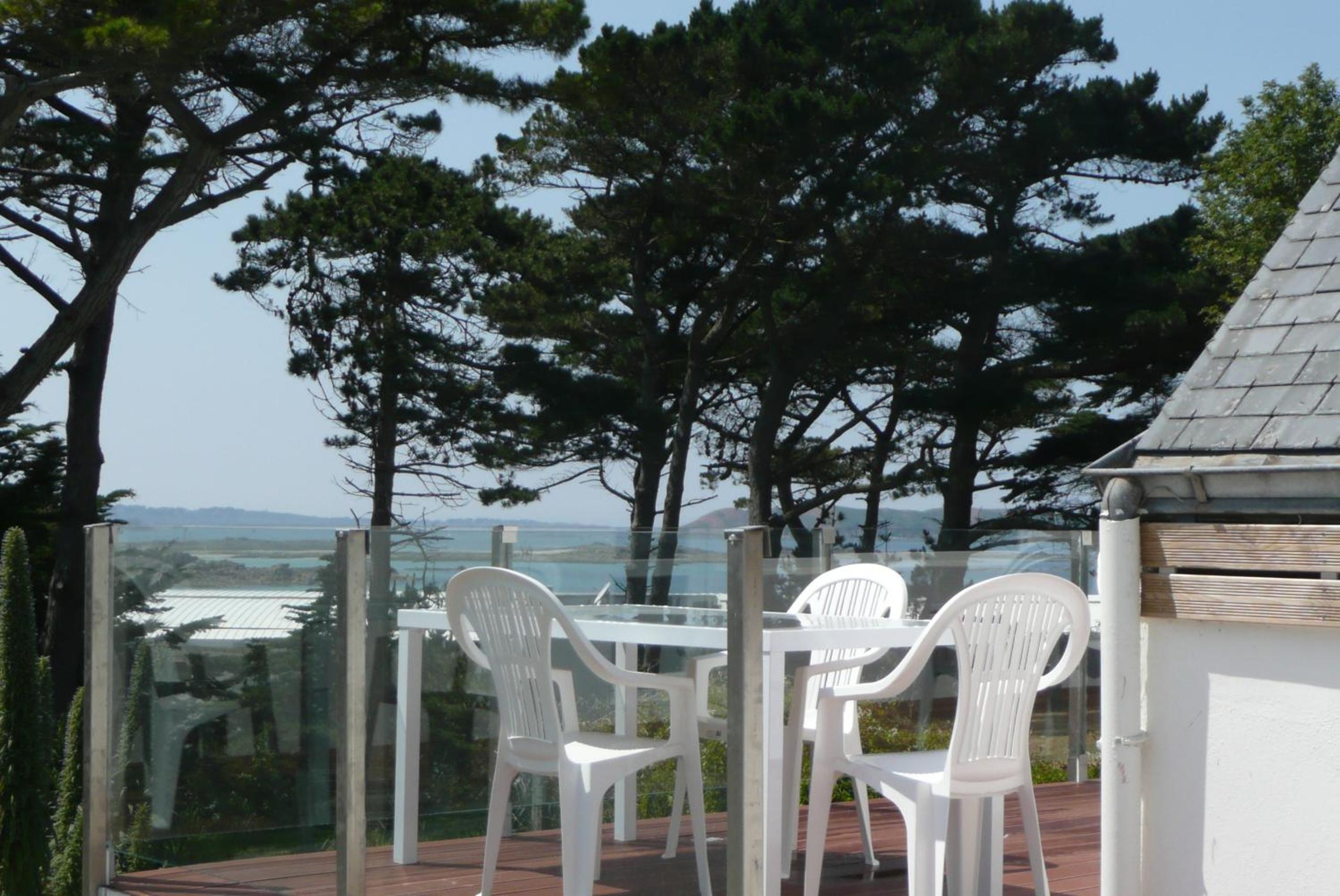 outdoor BBQ area