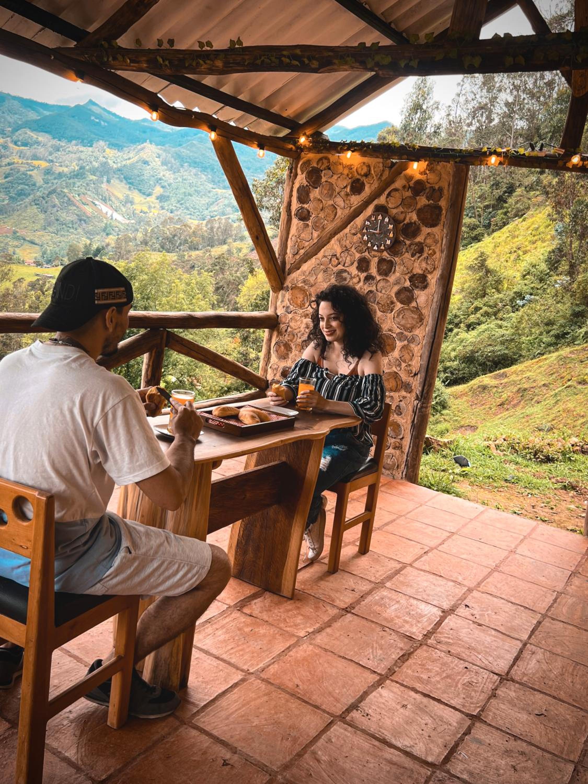 Glamping La Kumbre T con vista a las montañas