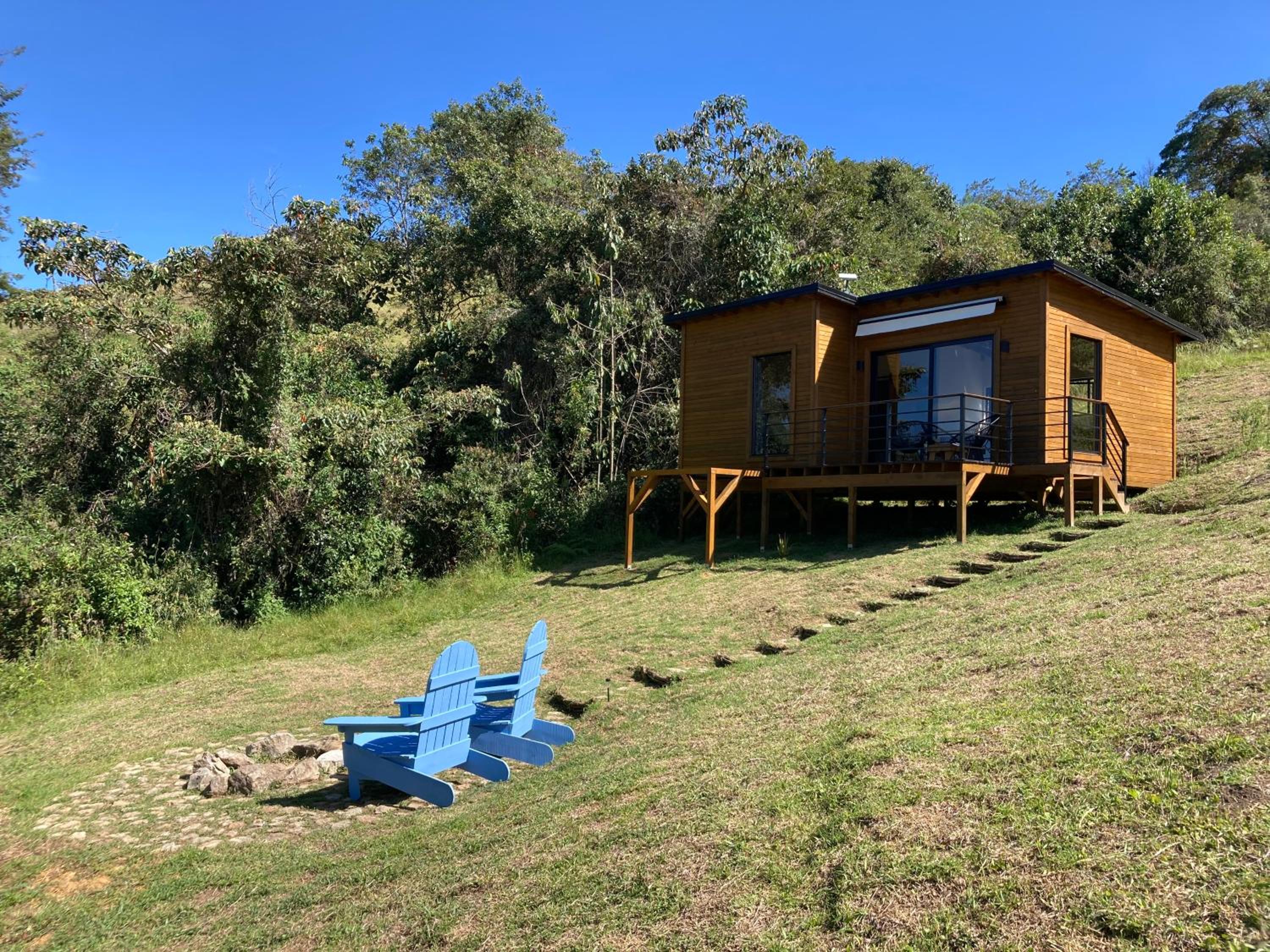 Cabaña de madera, lugar para descansar y reconectarse