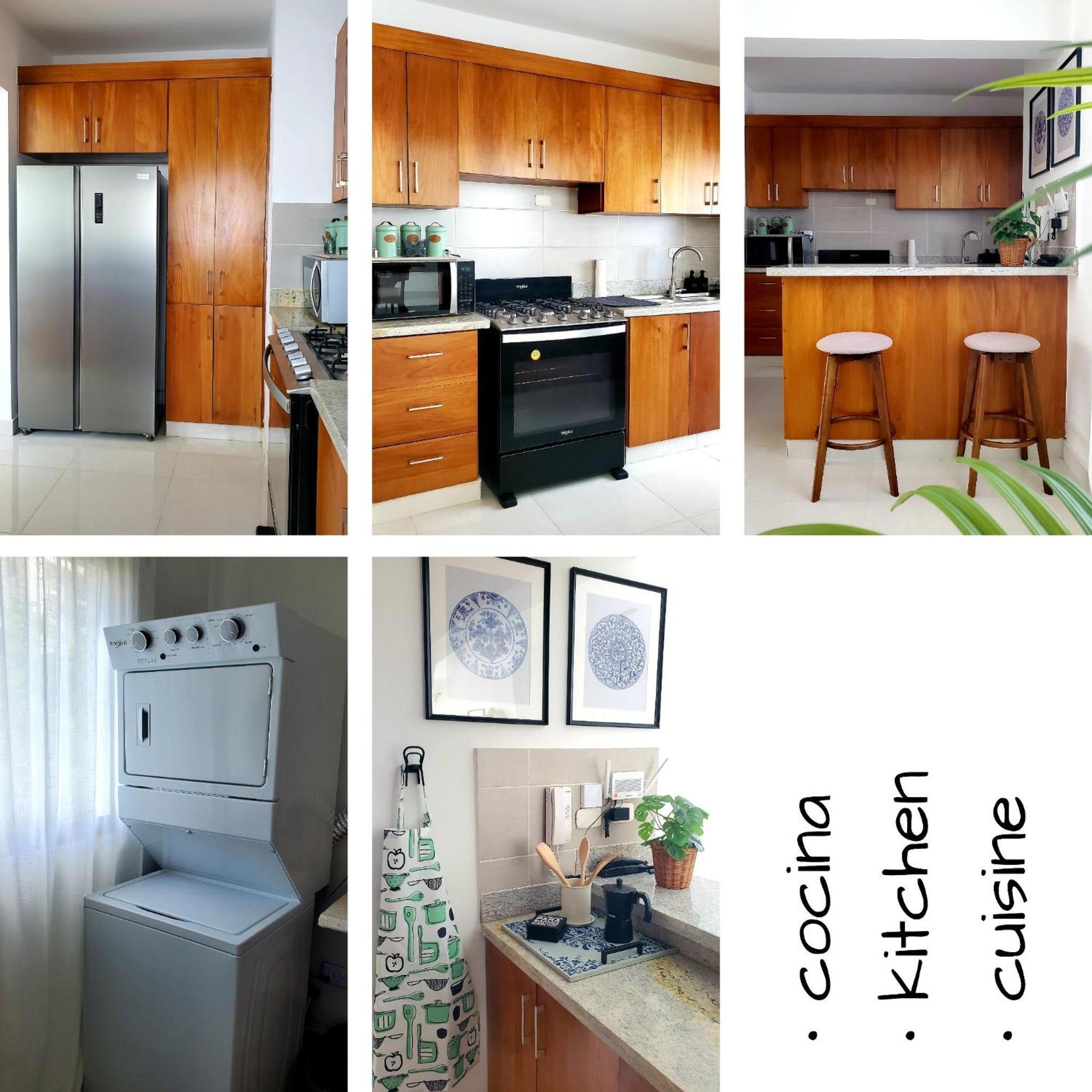 King Bed with AC, Wifi and Gym, No Blackouts, Garden Towers I, Santiago RD