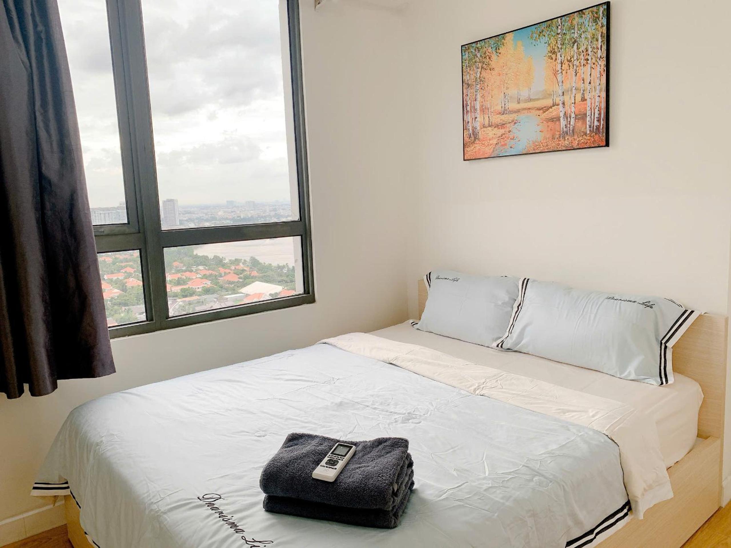 Masteri Thao Dien Comfy Apartment #Nice Balcony #Opening View