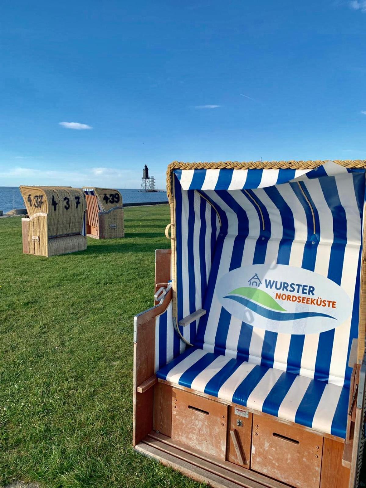 Nordseeklima direkt hinter der Balkontür Ferienwohnung de Twargbutt