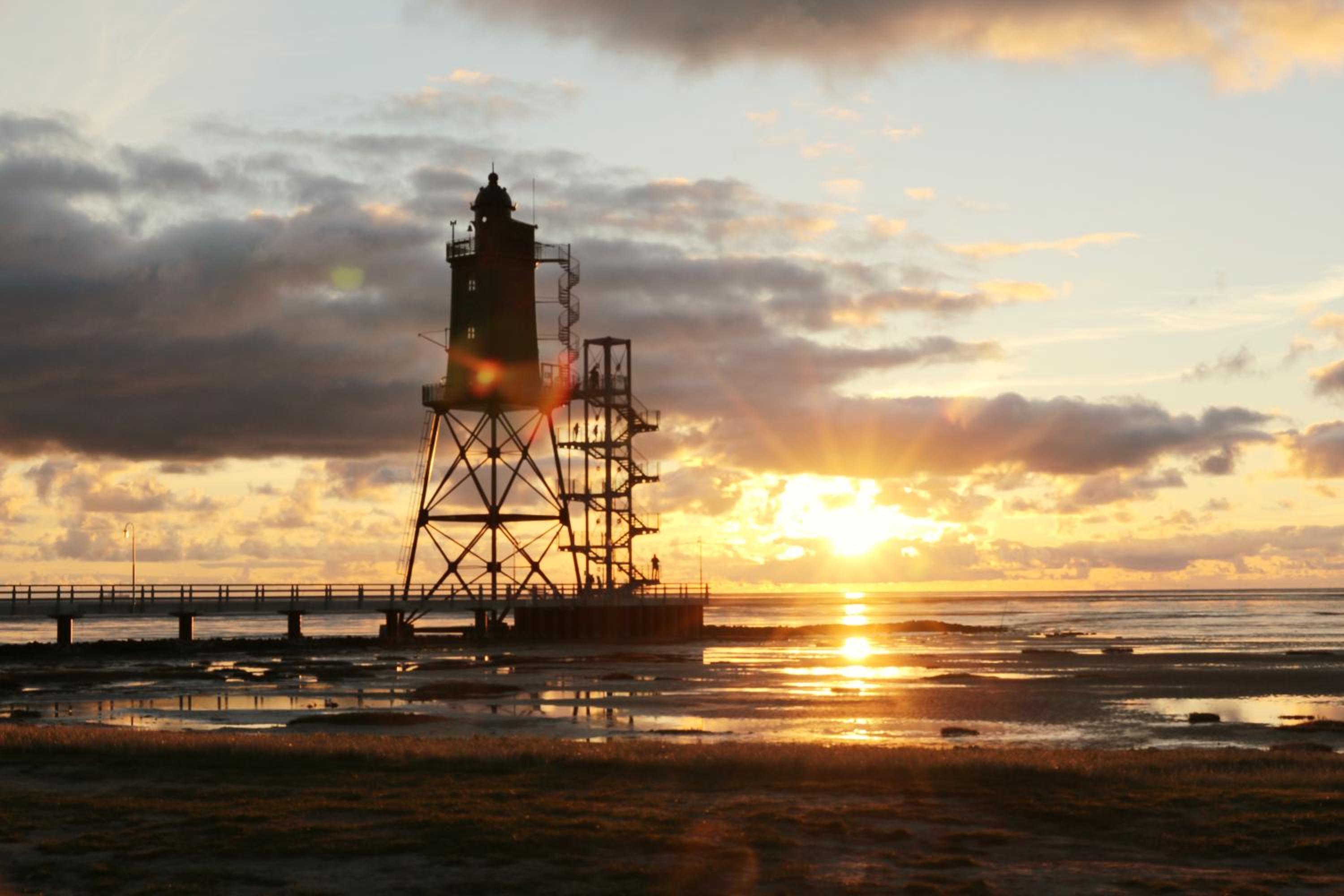 Nordseeklima direkt hinter der Balkontür Ferienwohnung de Twargbutt