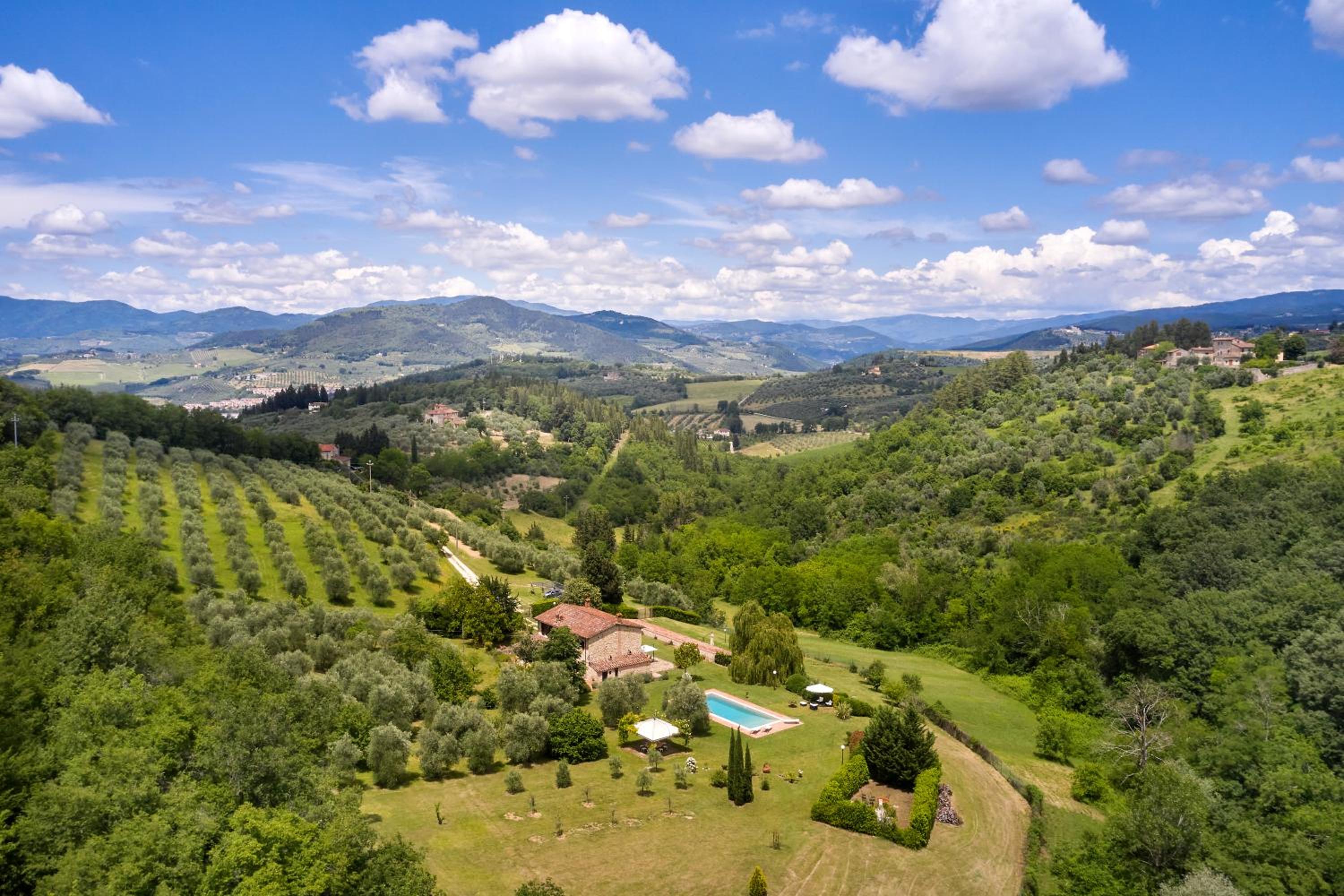 villa la Fonticina view 2