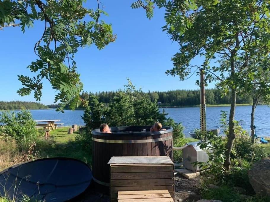 Modernia majoitusta luonnon keskellä